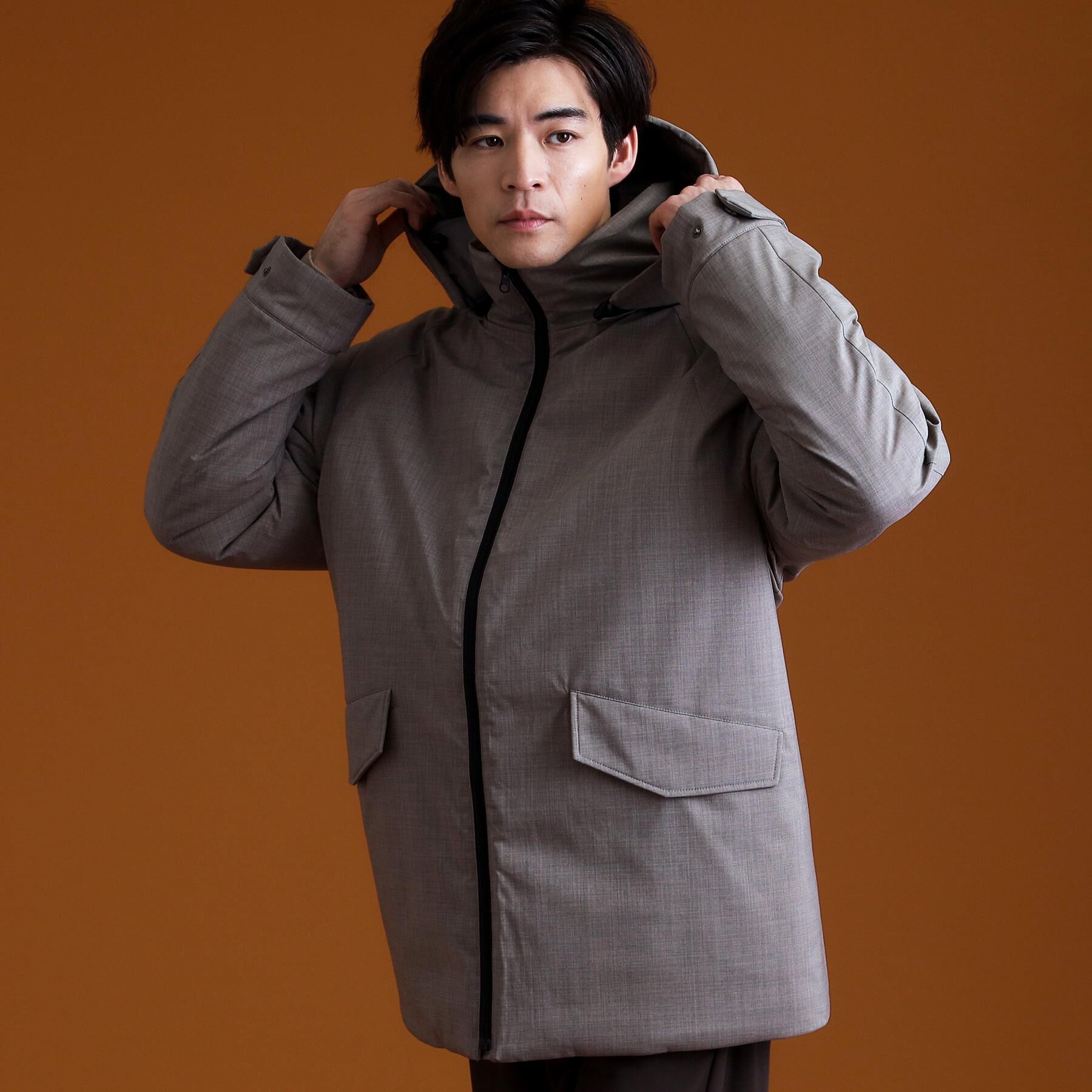 THE SHOP TK「【軽くて、暖かい】SORONA／ソロナ 中綿ブルゾン 防風/軽量/洗濯機OK/フード脱着可」|ブルゾン・スタジャン|