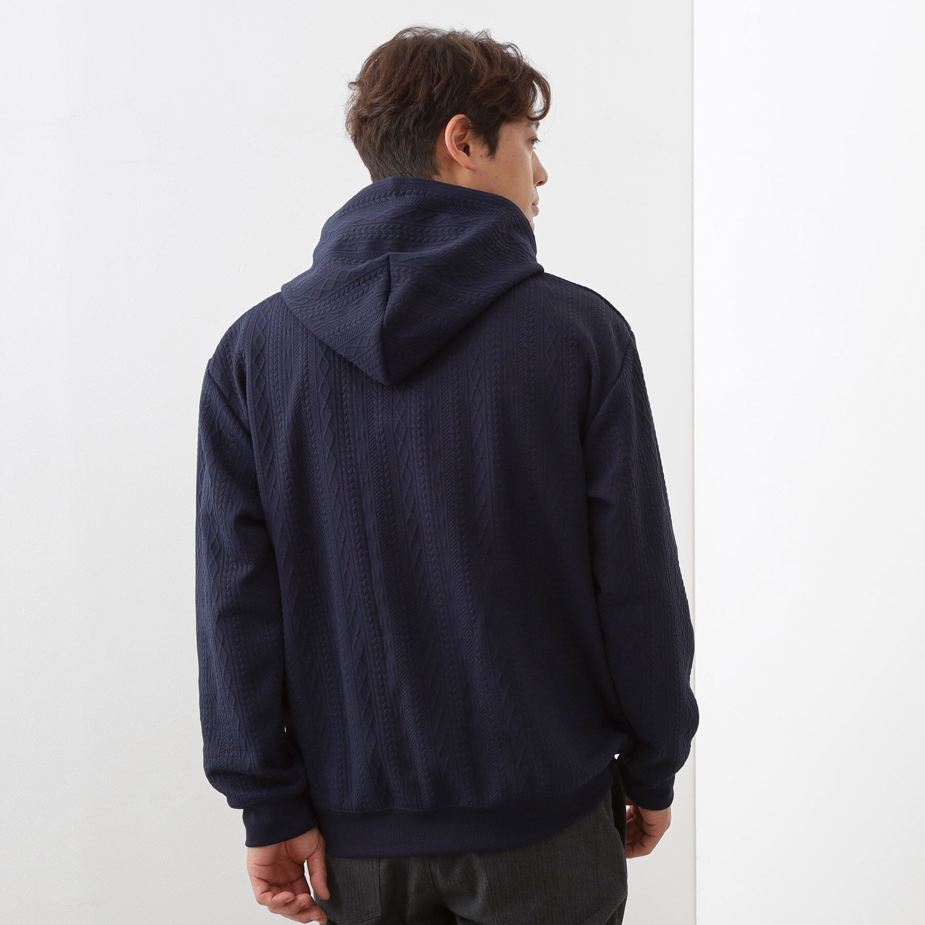 THE SHOP TK「フクレキルトパーカ 【洗濯機OK】」|パーカー|