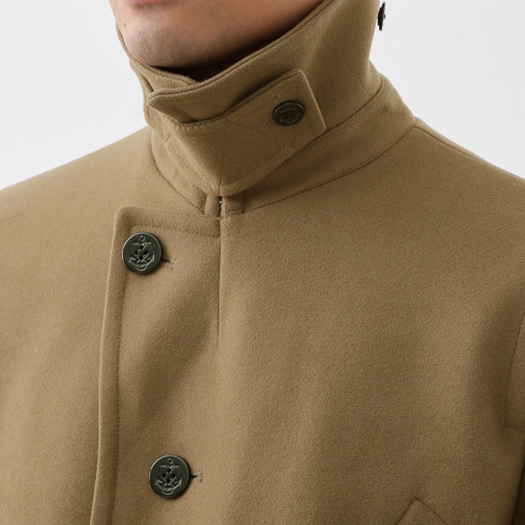 THE SHOP TK「ウーリックシングルPジャケット」|ピーコート|