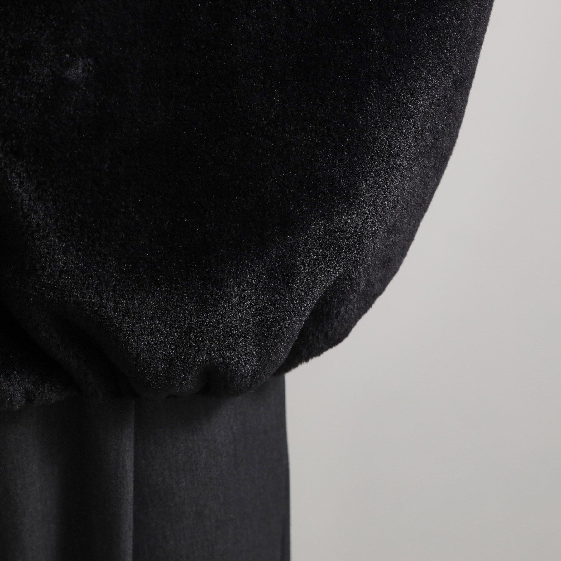 THE SHOP TK「フードフェイクファーブルゾン」|ブルゾン・スタジャン|