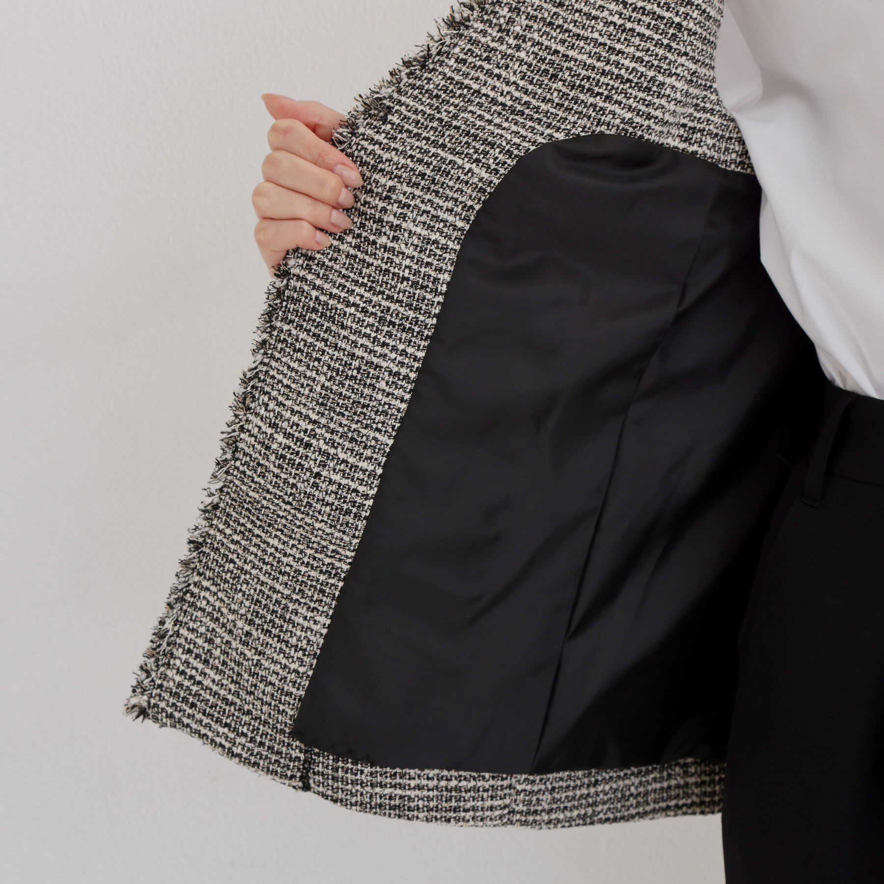 THE SHOP TK「【フォーマルにもカジュアルにも】ツイードジレ」|ベスト・ジレ|