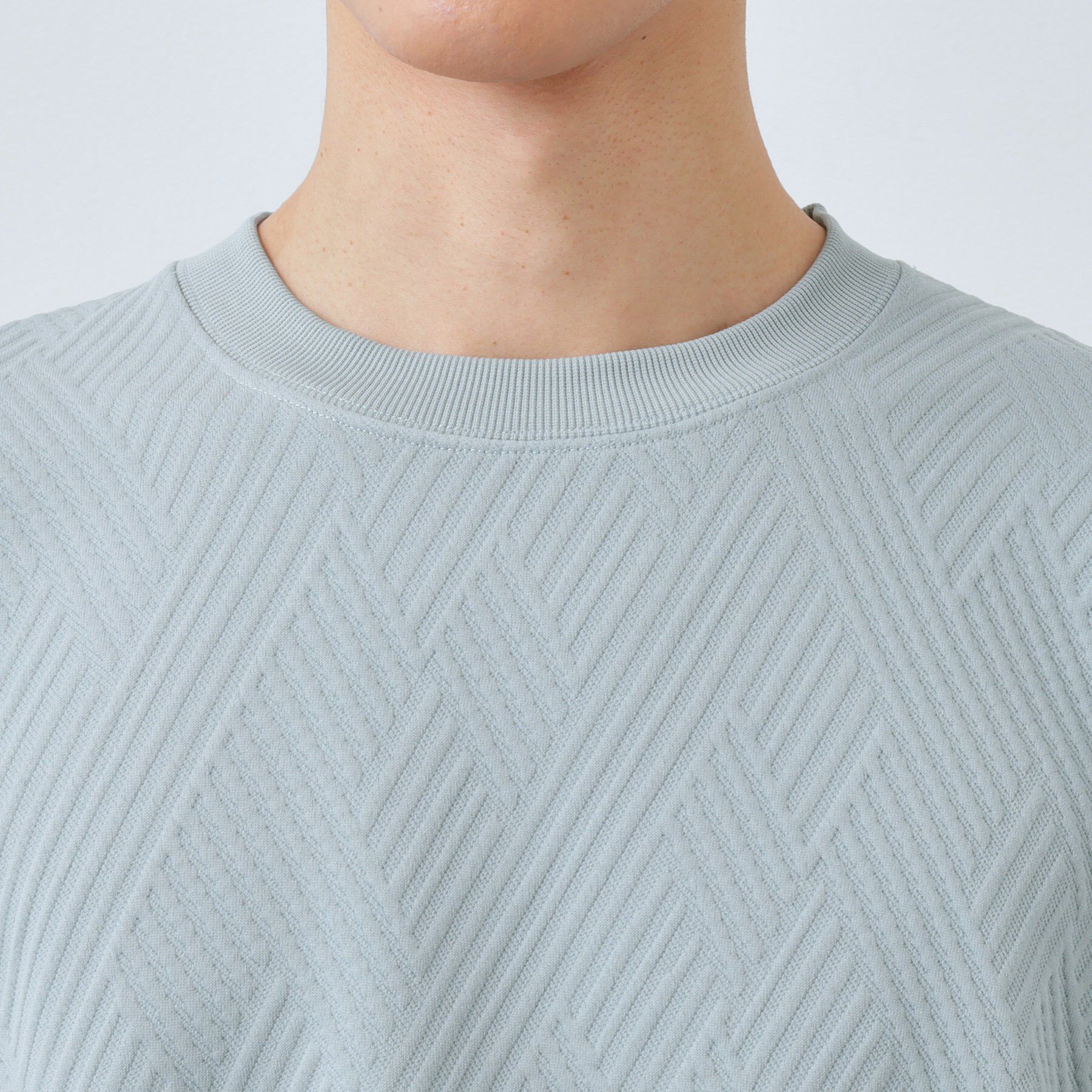 THE SHOP TK「【大人の上品カジュアルに】ふくれキルトスウェット　軽量/洗濯機OK」|パーカー|