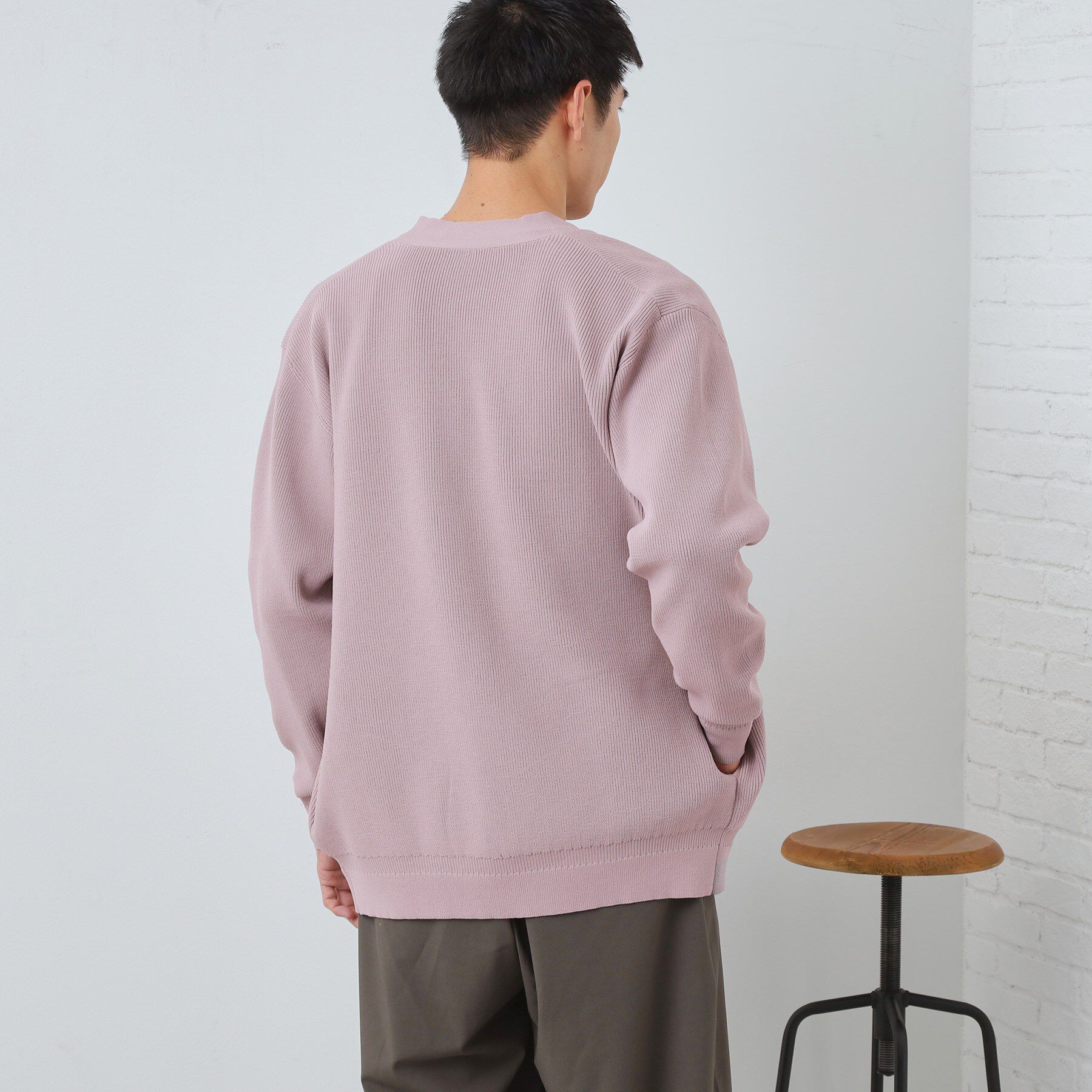 THE SHOP TK「【季節の変わり目に最適】ニットカーディガン ドライタッチ／軽量」|カーディガン|