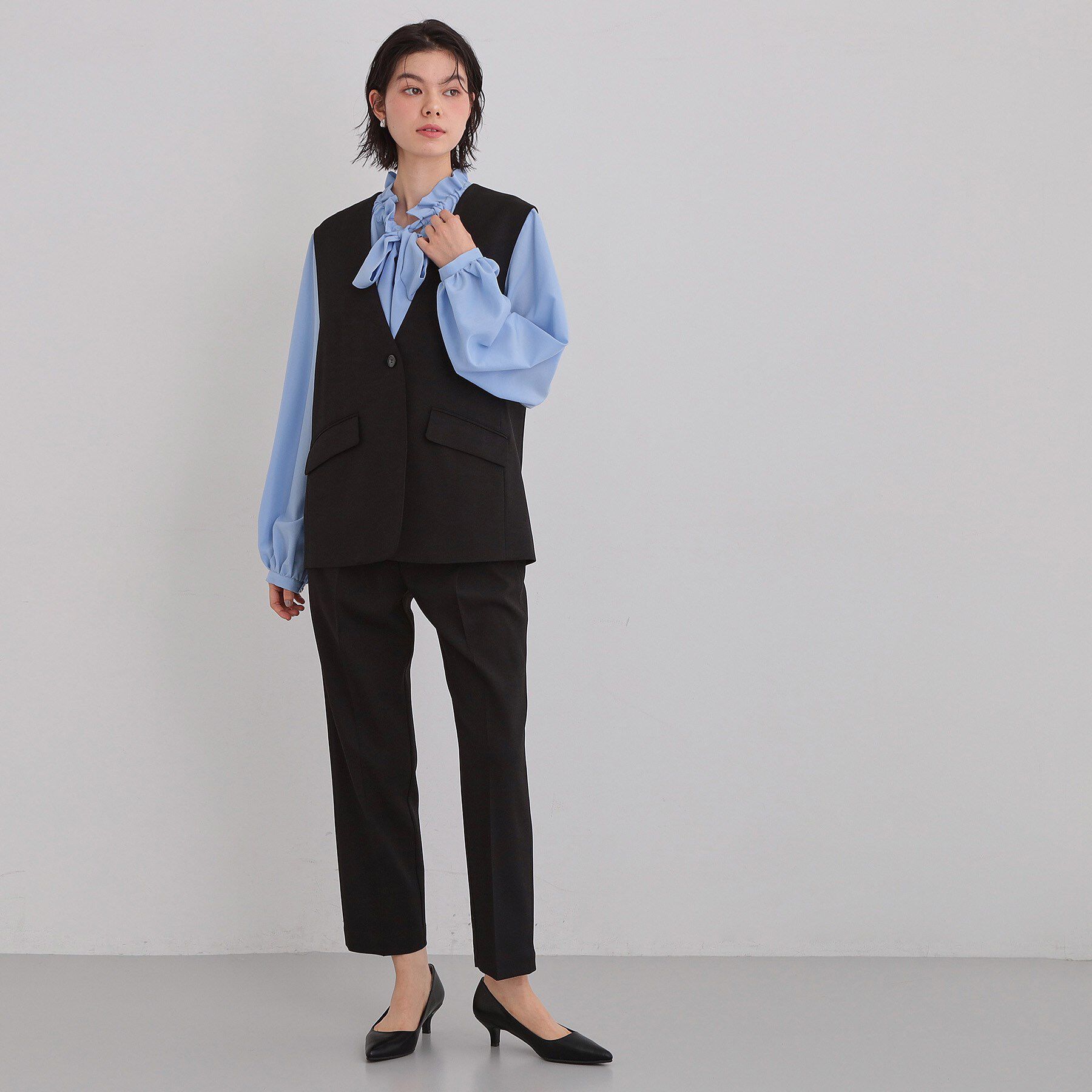 THE SHOP TK「【通勤にもカジュアルにも】CAVIAN ジレ/セットアップ可」|ベスト・ジレ|