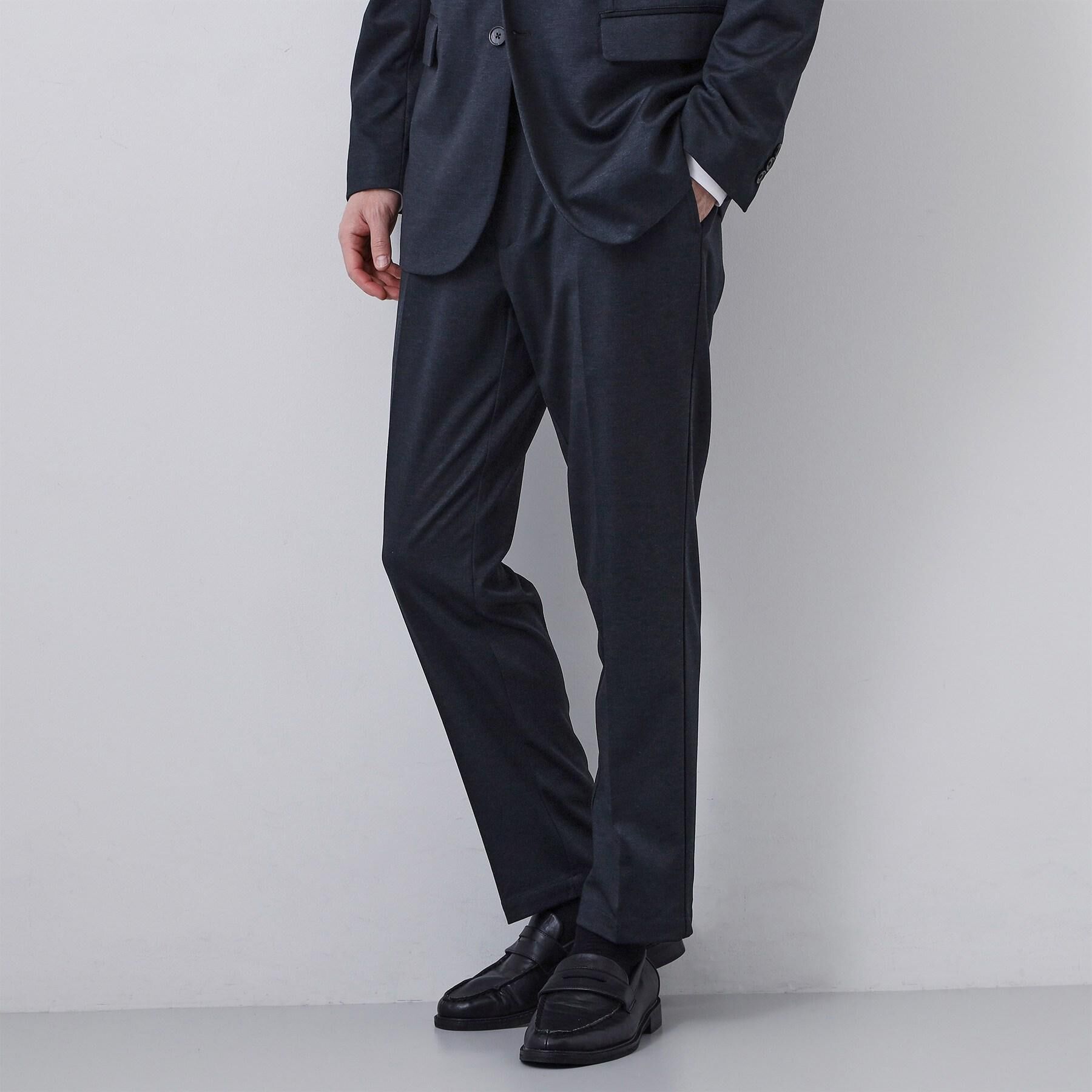 THE SHOP TK「【動きやすい、快適ビジネススラックス】TRジャージ スラックス　セットアップ可/洗濯機OK/ストレッ」|その他|