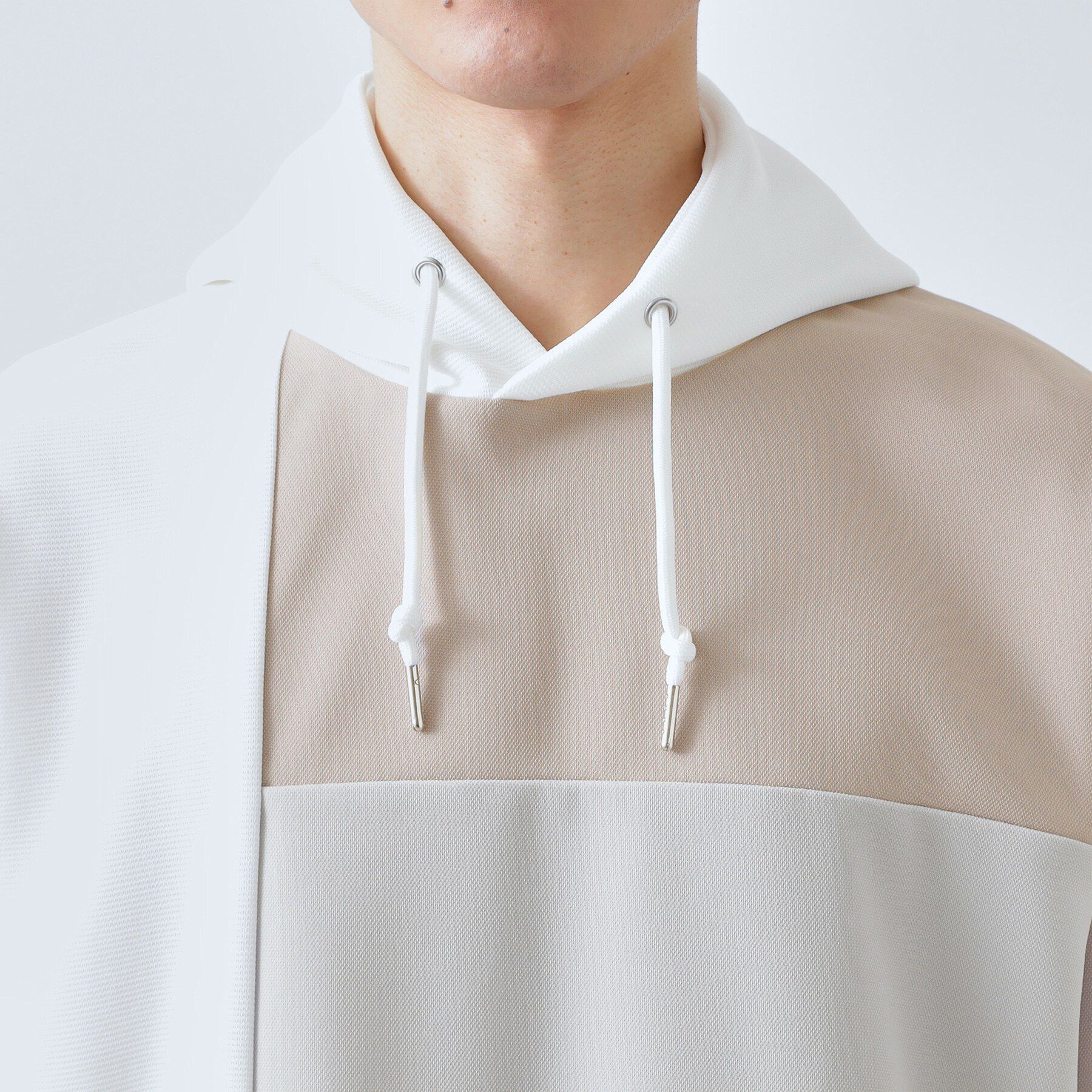 THE SHOP TK「【大人の為の絶妙バランス】パネル切替パーカ 濯機機OK」|パーカー|