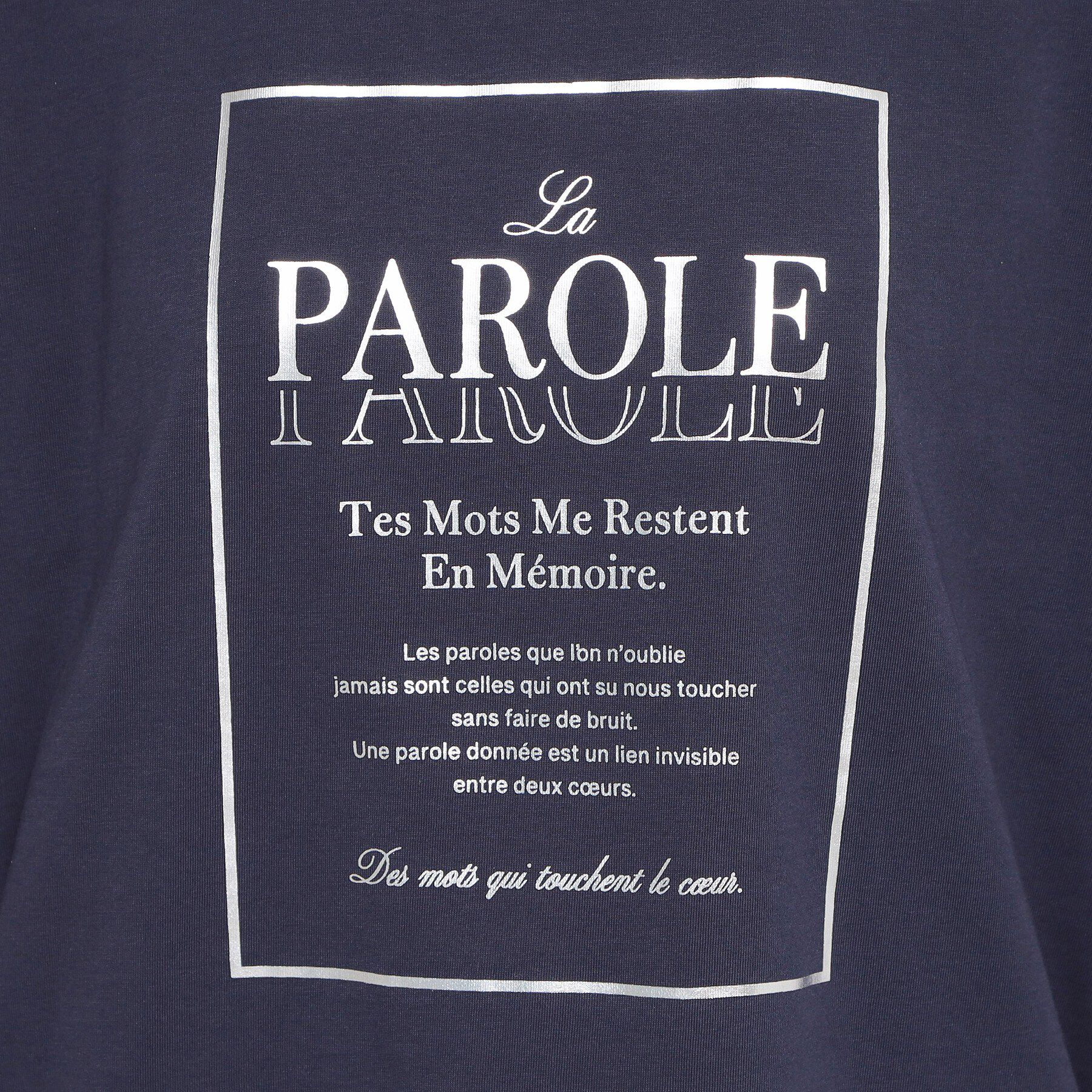 THE SHOP TK「ロゴ箔プリントロンTee」|Tシャツ・カットソー|