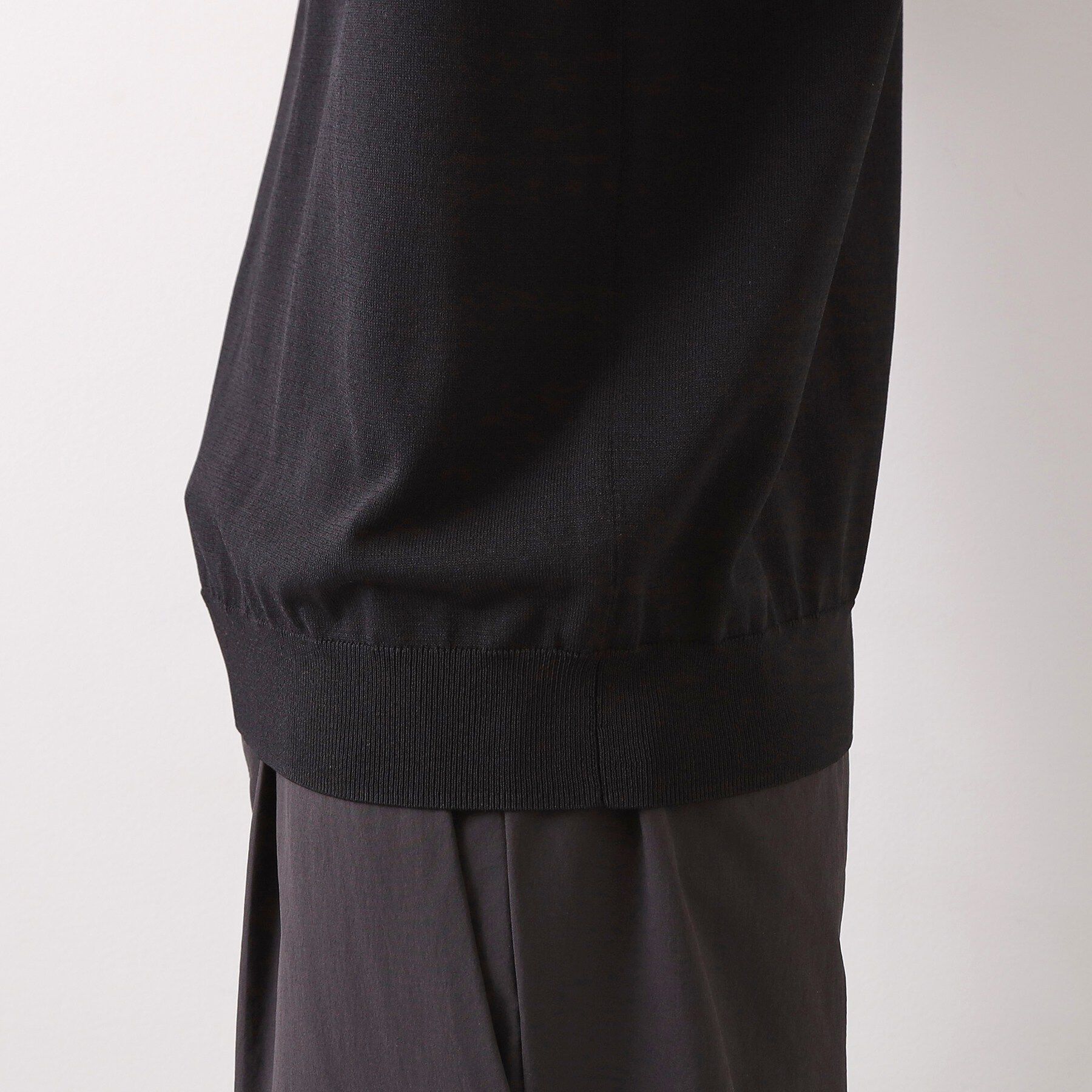 THE SHOP TK「《KURO》半袖ニットポロシャツ 接触冷感」|ポロシャツ|