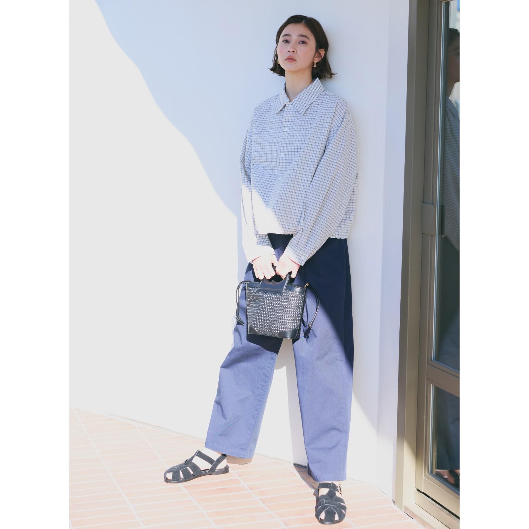 THE SHOP TK「ショート丈シャツブルゾン」|ブルゾン・スタジャン|