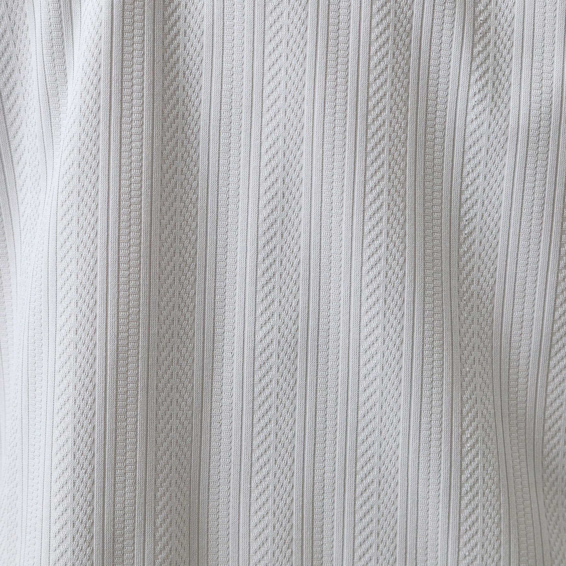 THE SHOP TK「【程よく品のある着こなし】ジャカード フェイクレイヤード長袖Tシャツ 洗濯機OK」|Tシャツ・カットソー|