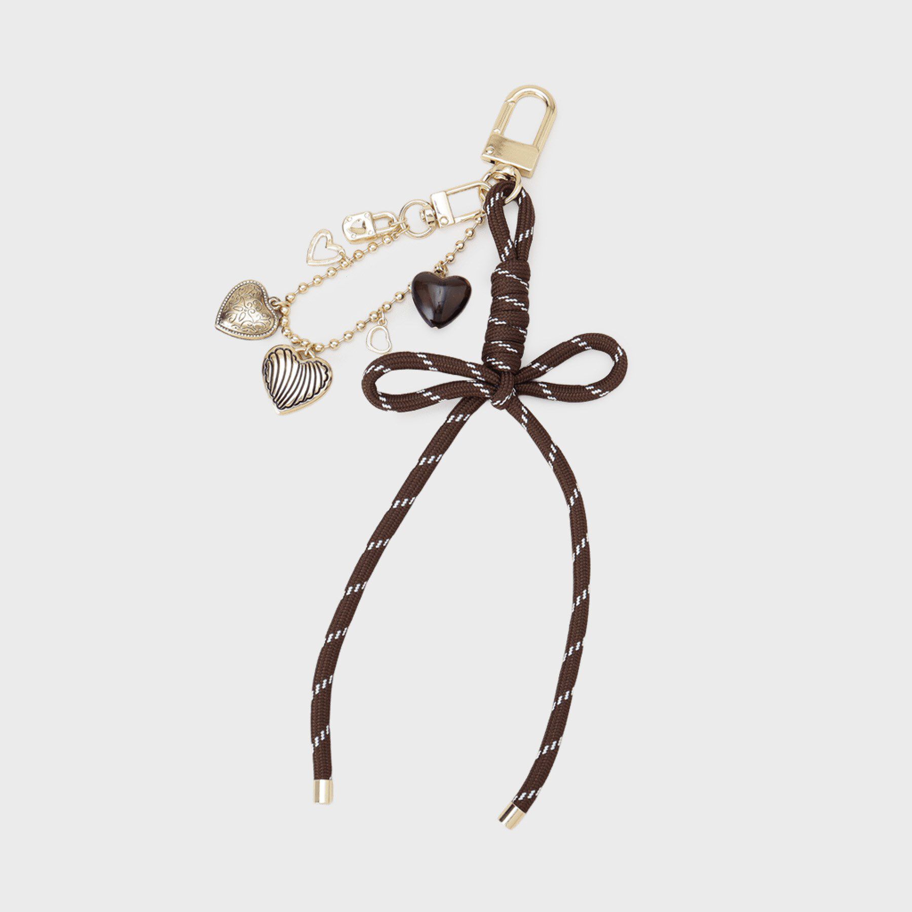 THE SHOP TK「ハートモチーフチャーム」|キーケース|