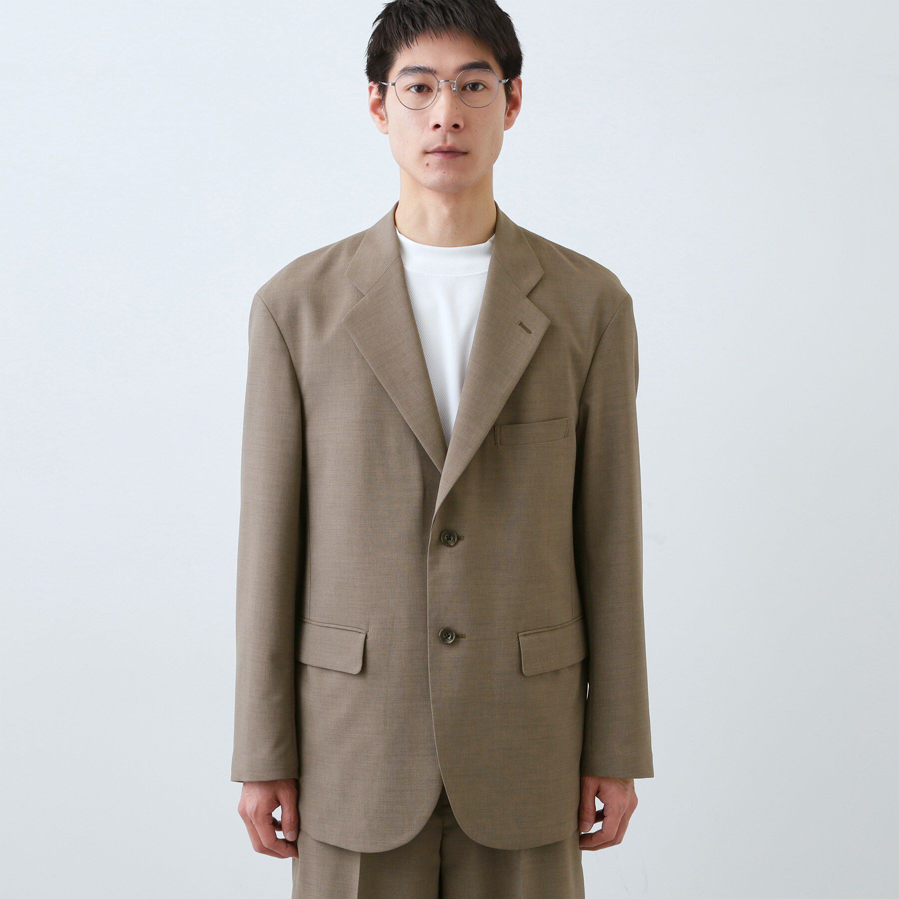 THE SHOP TK「AVANT LINO リラックスジャケット セットアップ可／洗濯機OK」|テーラードジャケット|