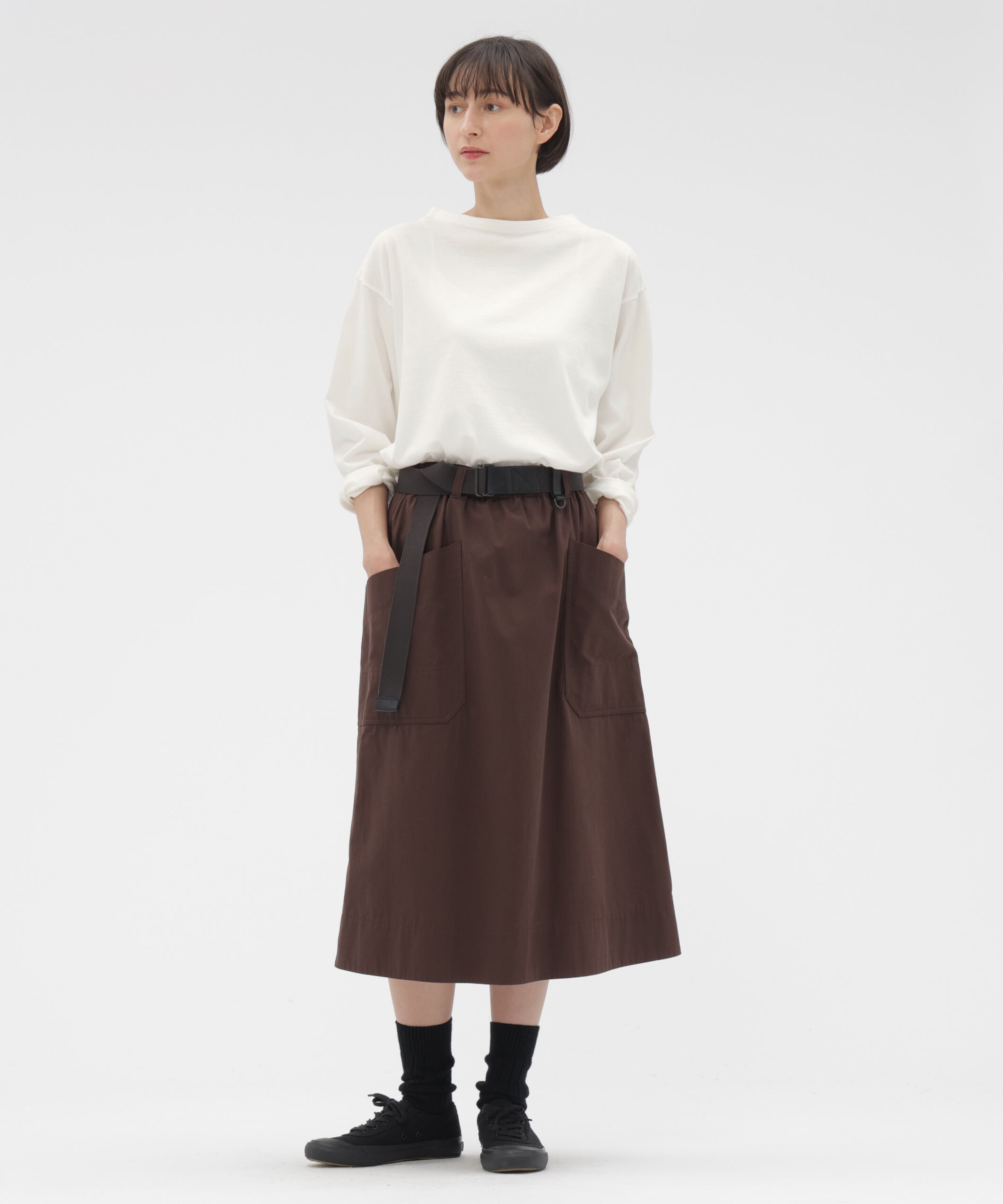 MHL.「SMOOTH COTTON JERSEY TOP」|Tシャツ・カットソー|