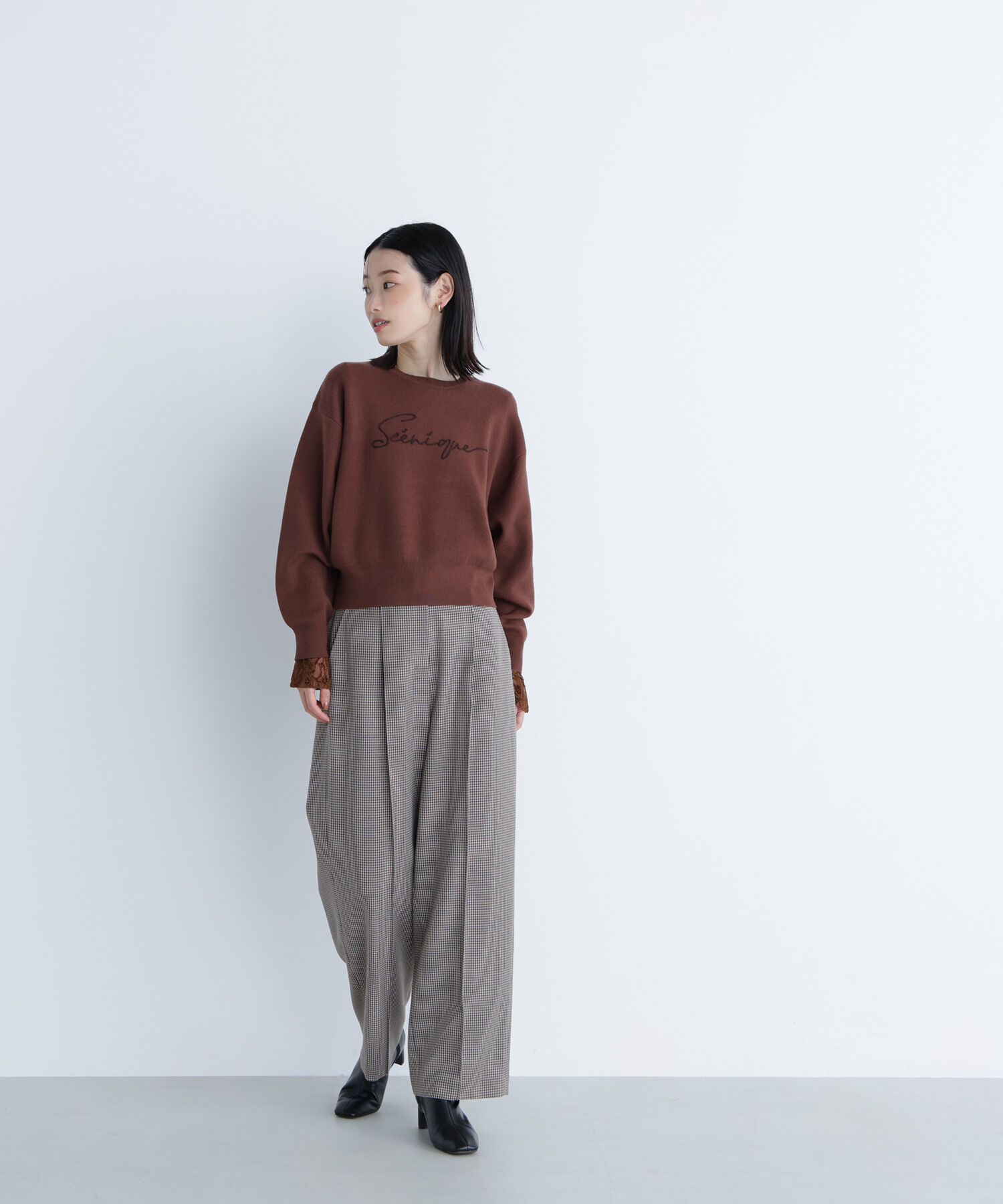  「コンパクトベスト セットアップ ワイドストレートパンツ」|その他|