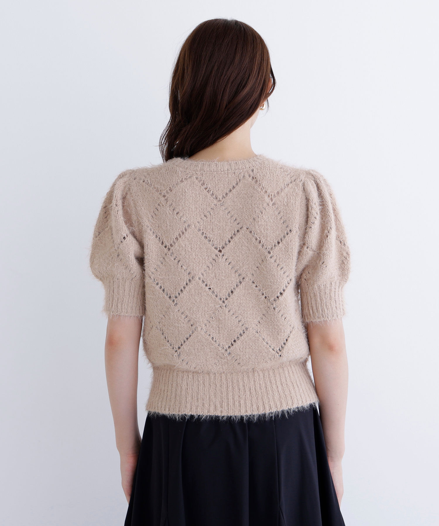  「シャギーアイレットニット」|ニット・セーター|