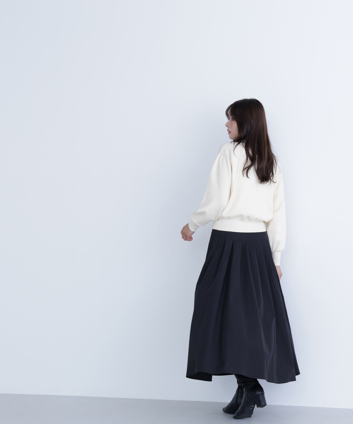  「2wayカラーニットジャケット」|ニット・セーター|