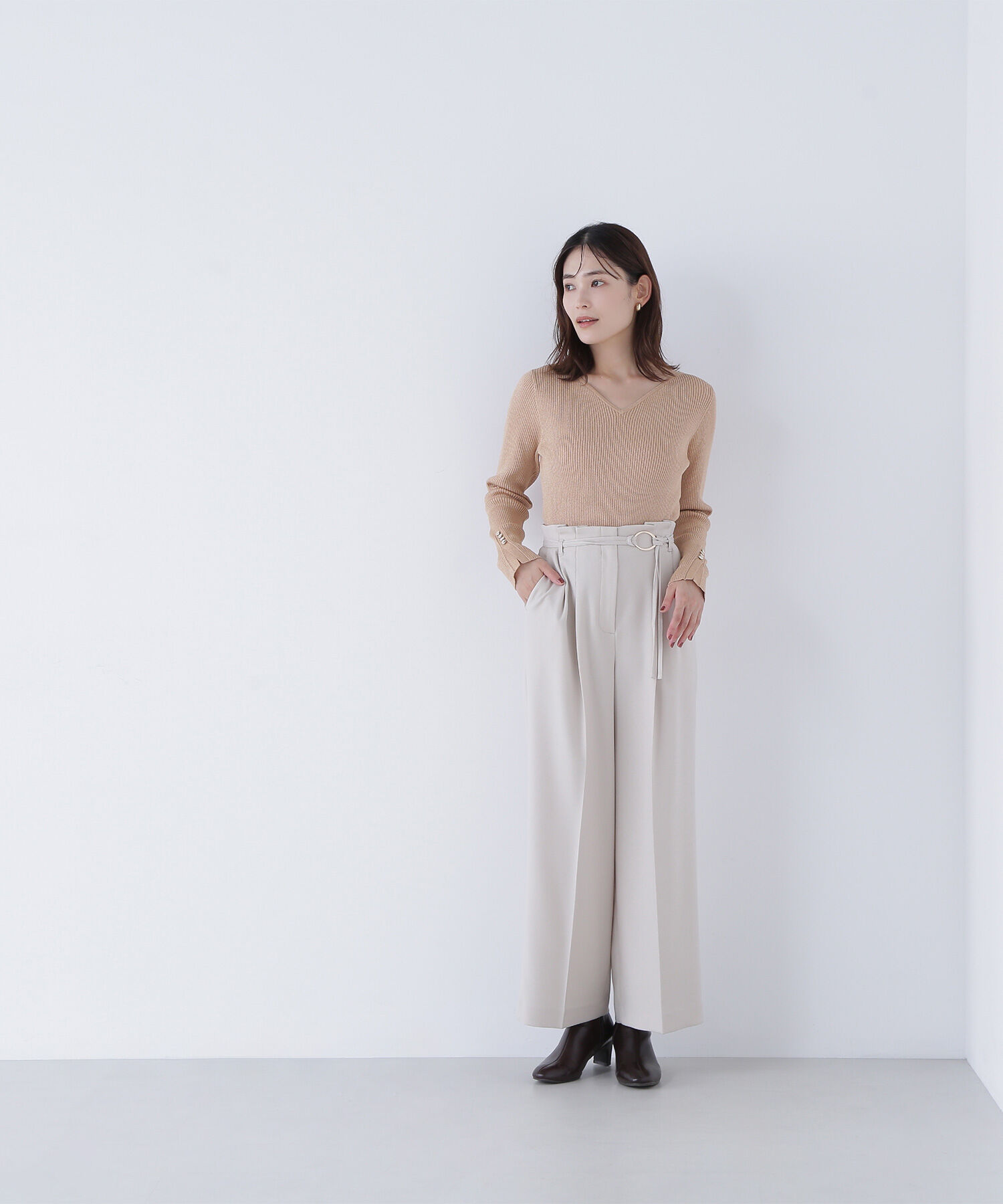  「ダブルベルトワイドパンツII」|その他|