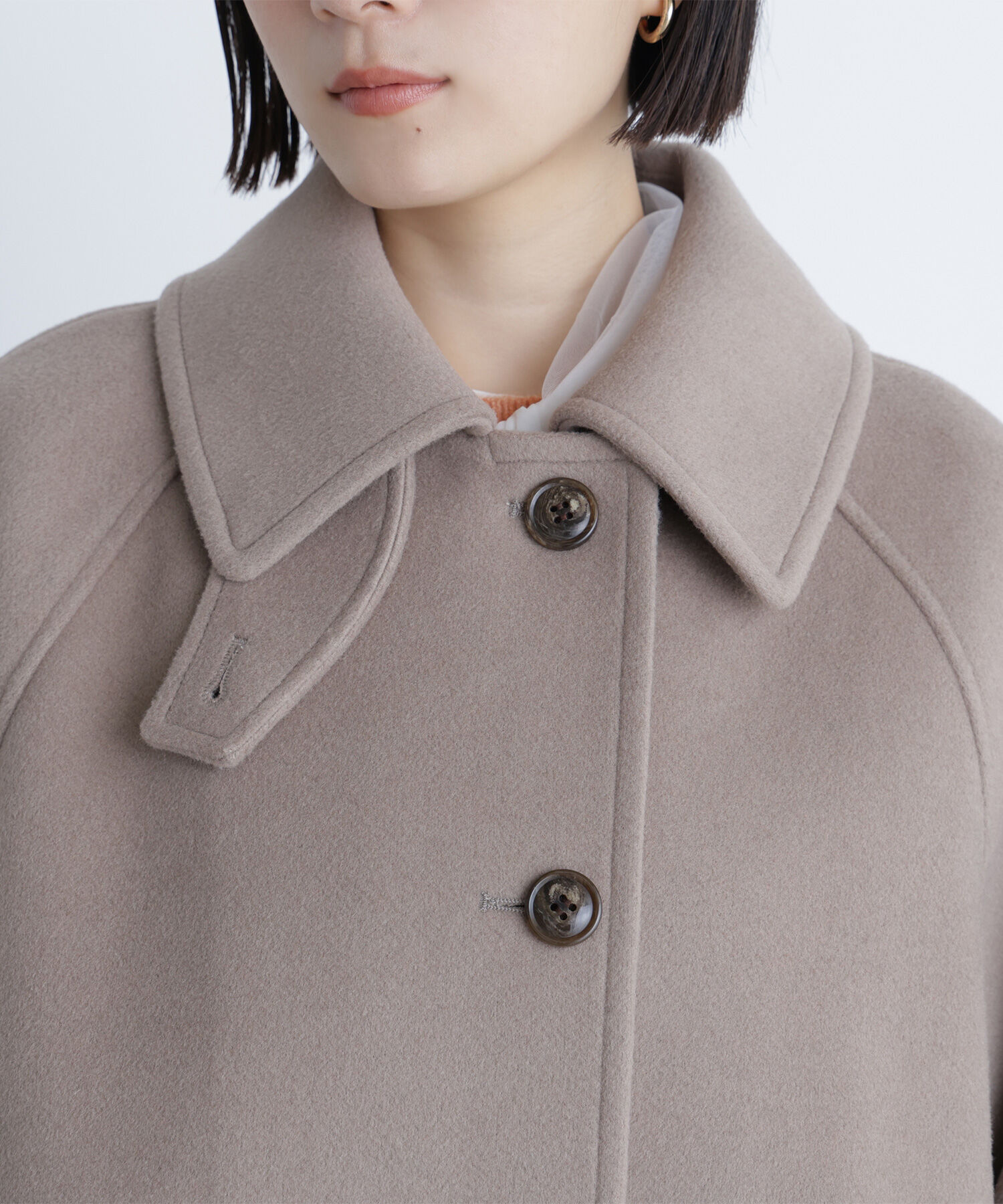  「ステンカラーハーフコート」|ブルゾン・スタジャン|