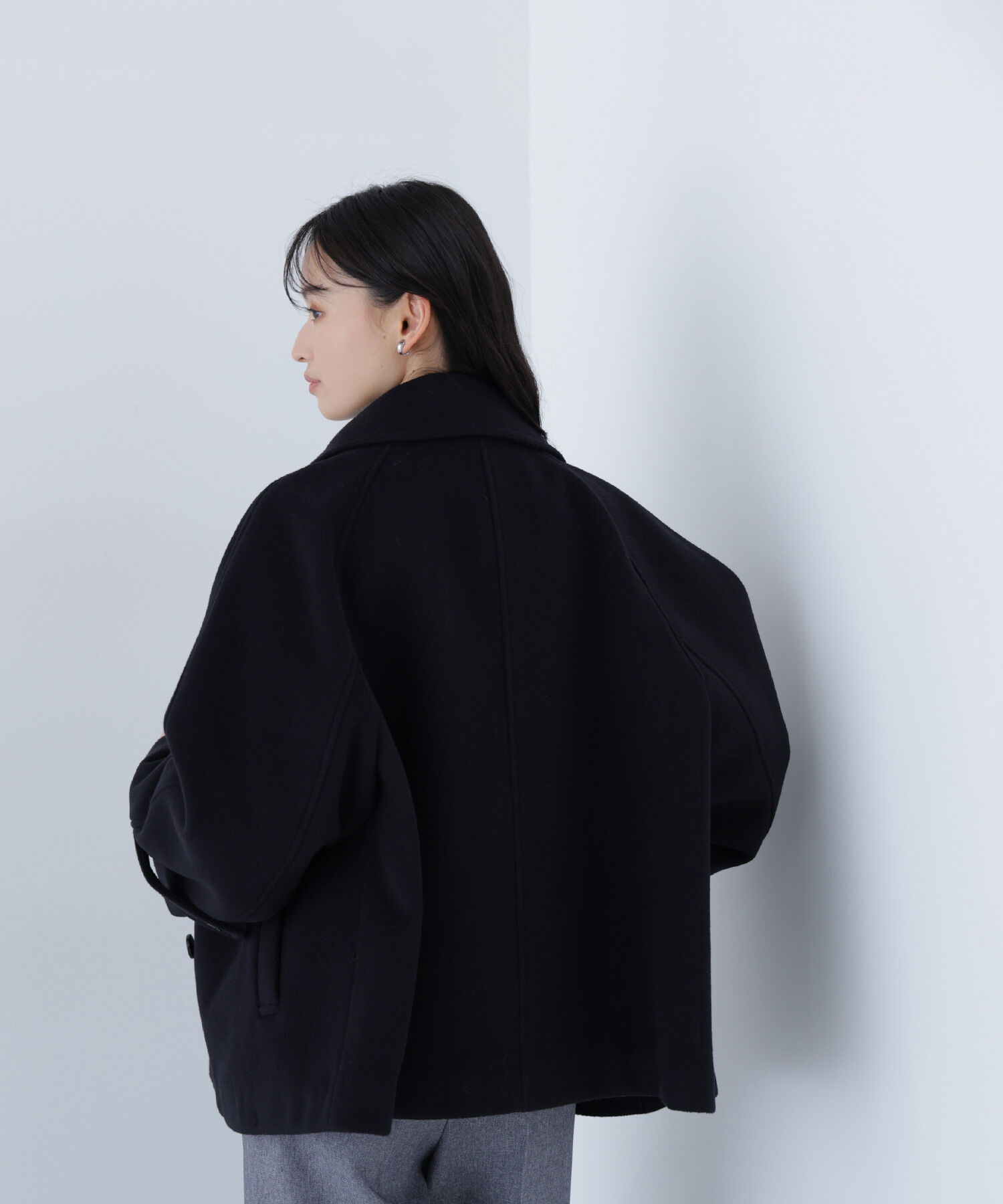  「ステンカラーハーフコート」|ブルゾン・スタジャン|