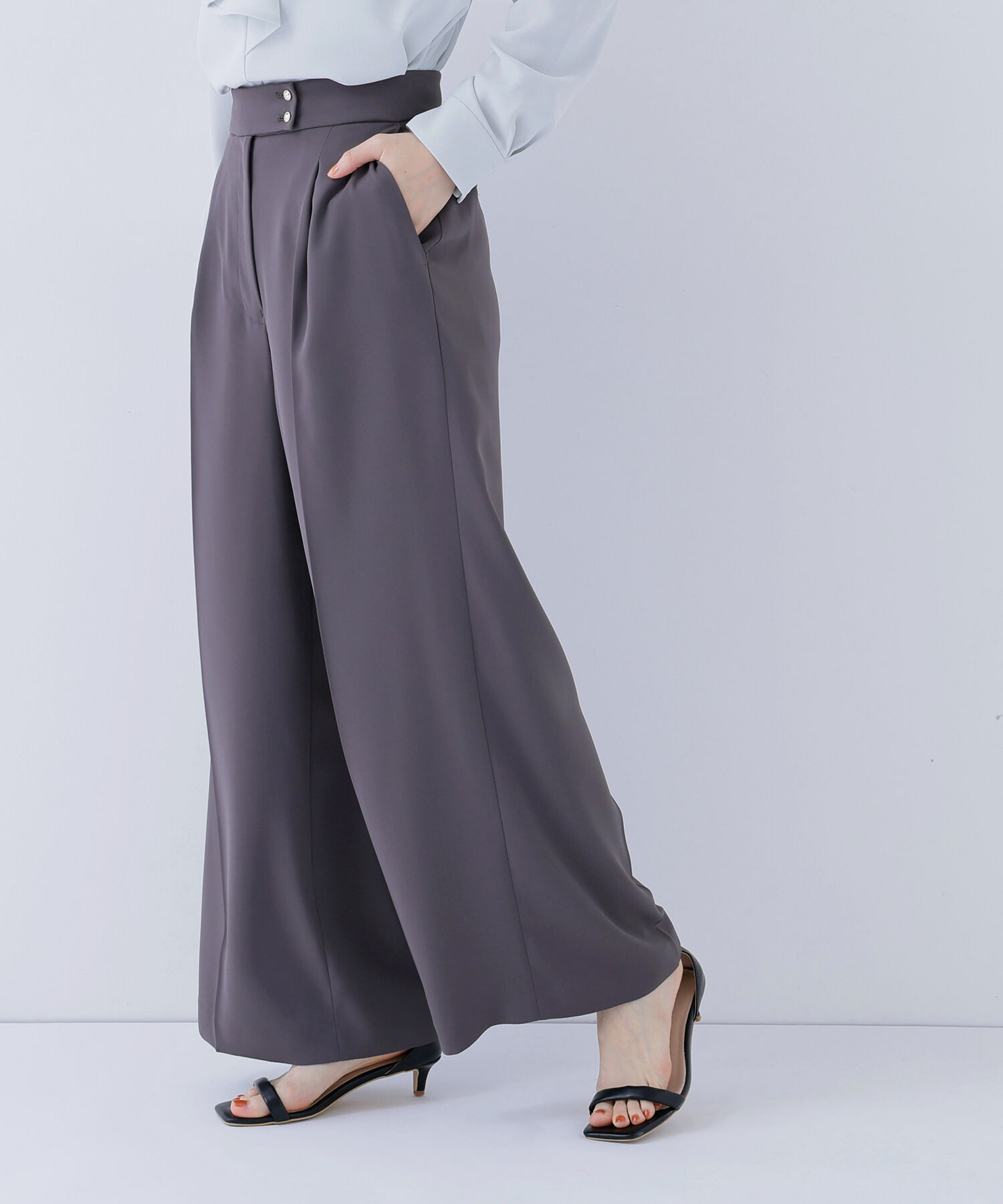  「メタルポイントワイドパンツ」|その他|