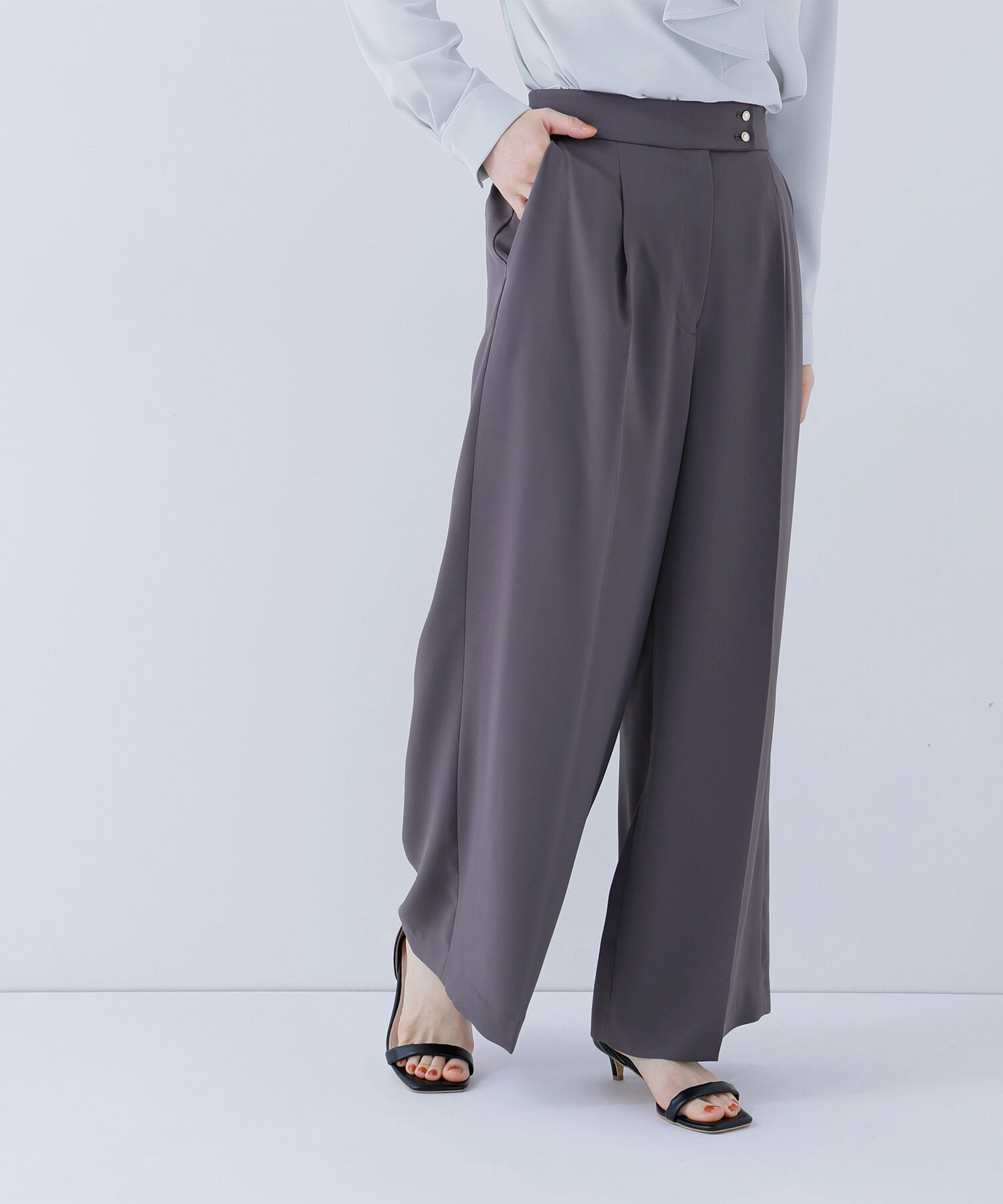  「メタルポイントワイドパンツ」|その他|