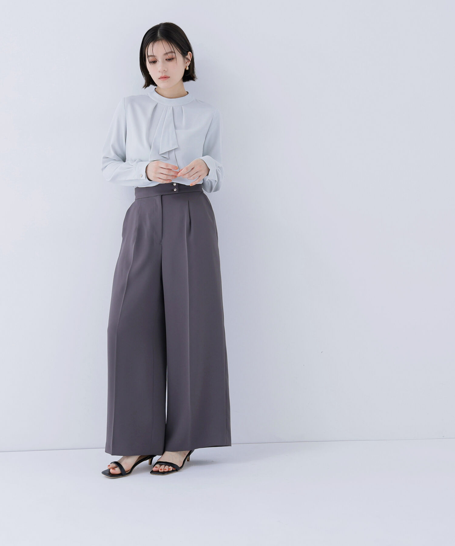  「メタルポイントワイドパンツ」|その他|