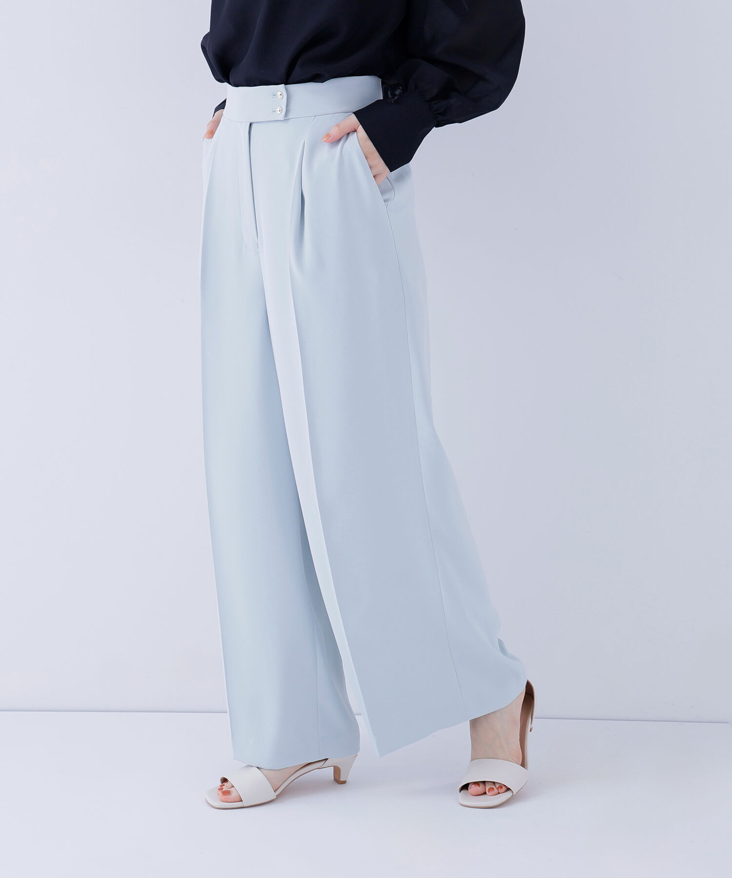  「メタルポイントワイドパンツ」|その他|