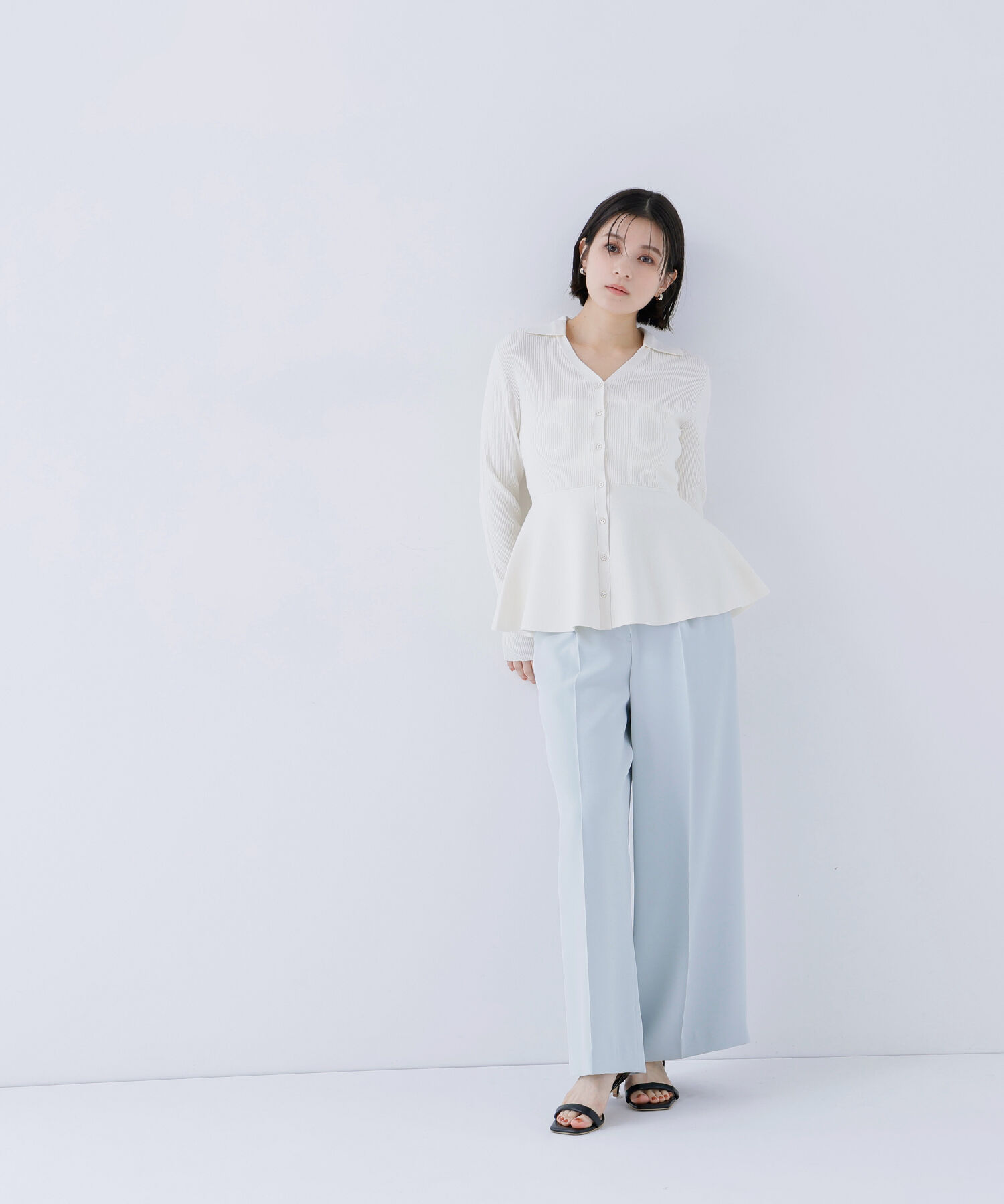  「メタルポイントワイドパンツ」|その他|