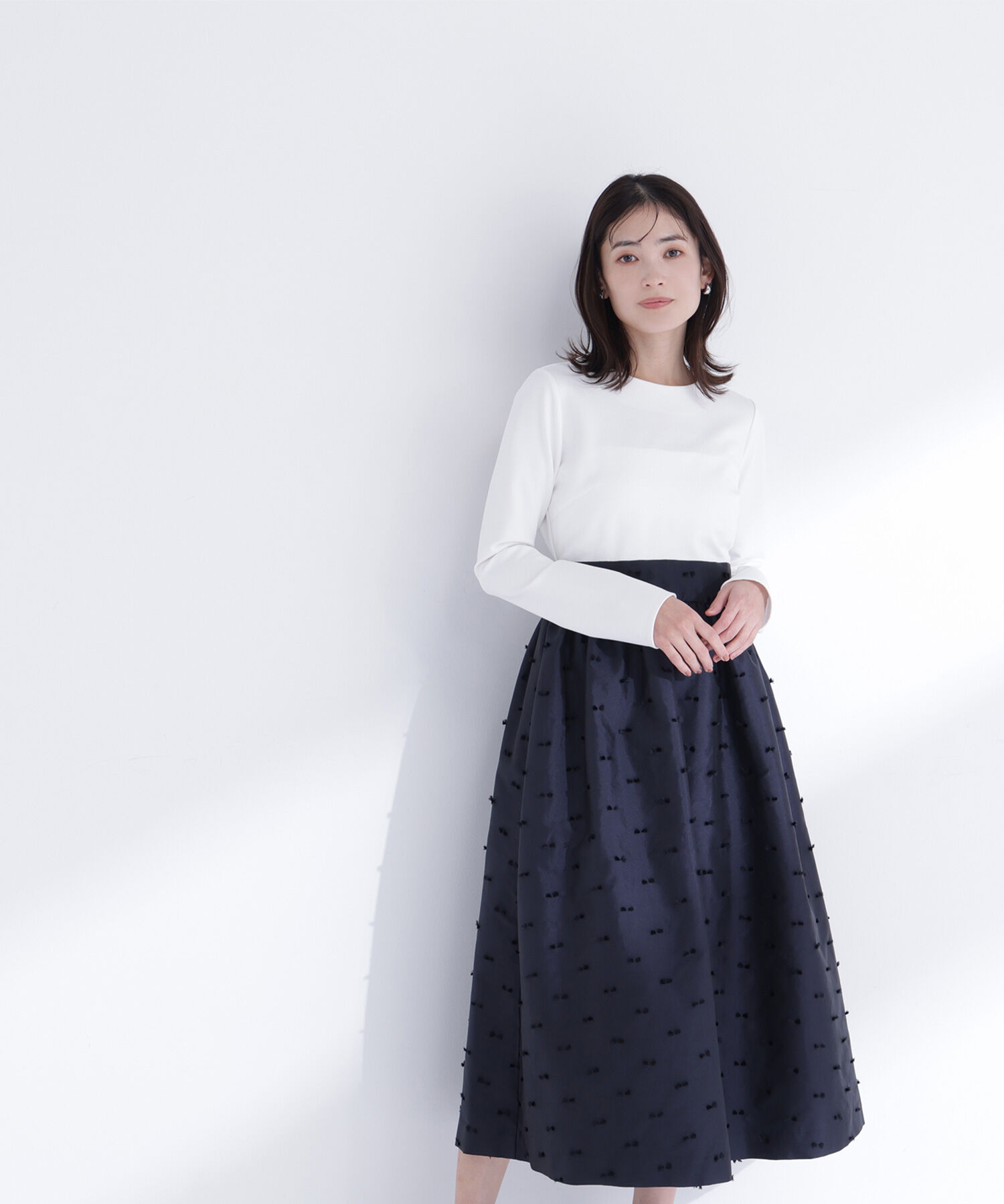  「リボンジャガードドッキングワンピース」|ワンピース|