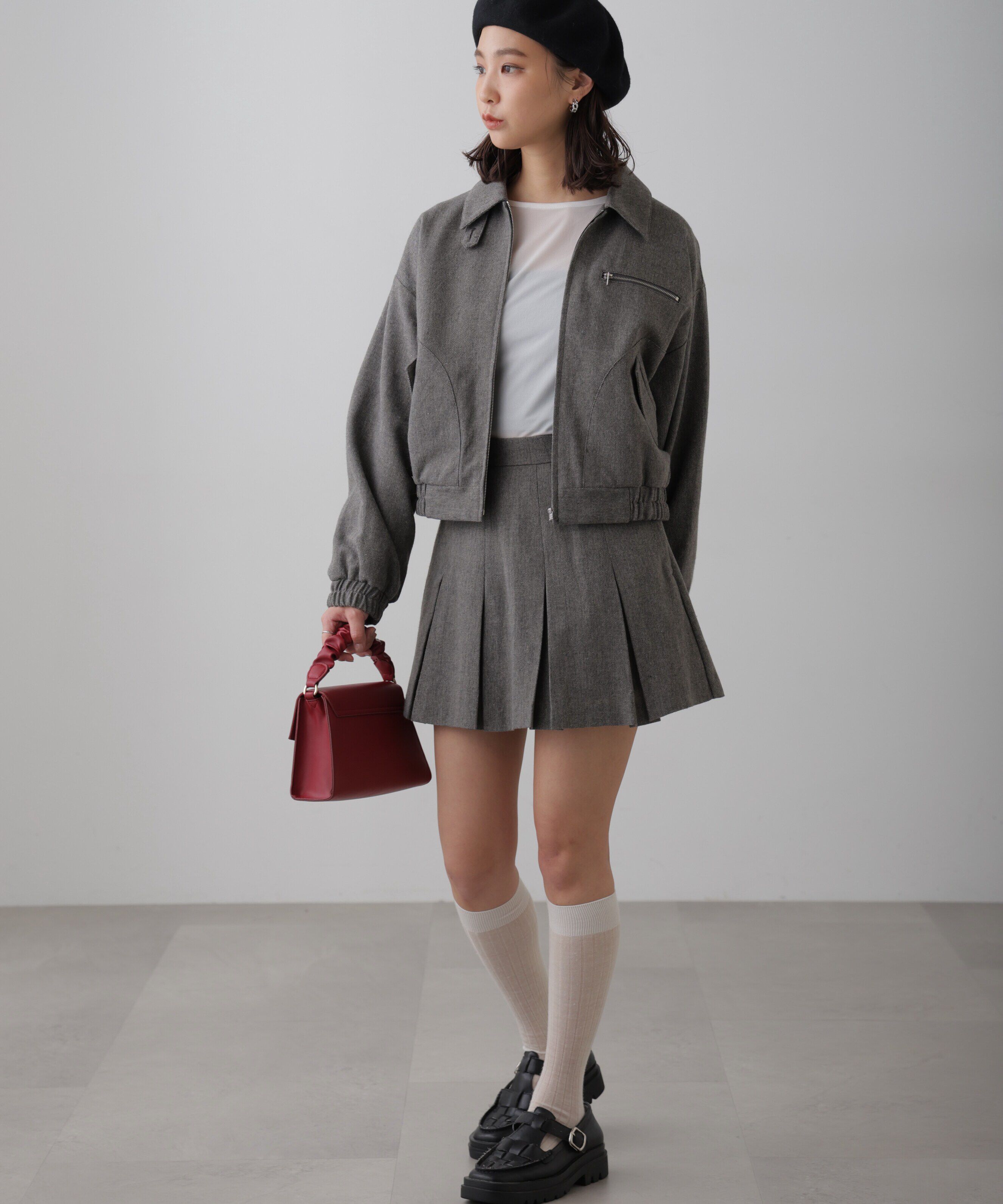  「ジップブルゾン」|ブルゾン・スタジャン|