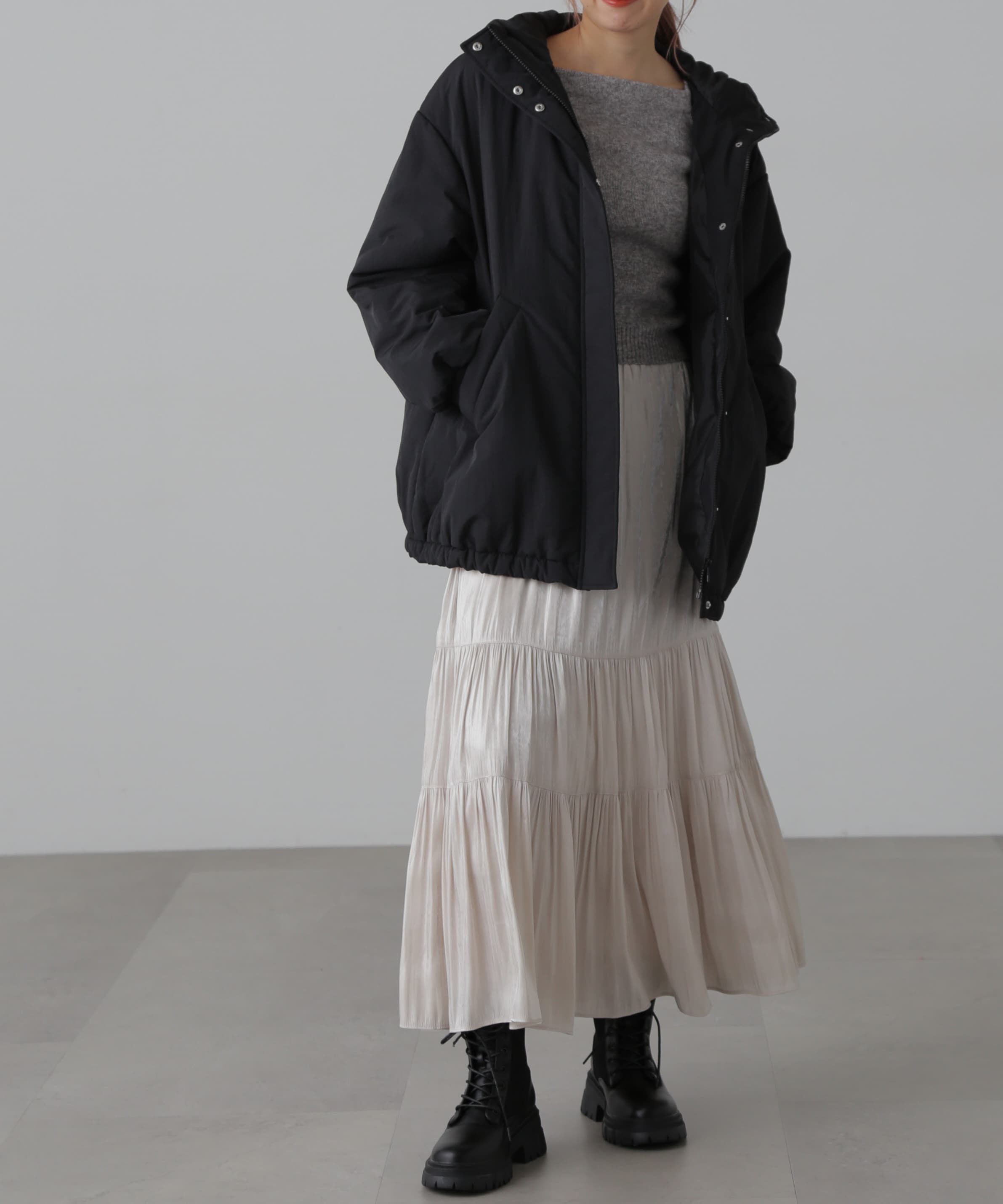  「ミドル丈中綿ブルゾン」|ブルゾン・スタジャン|