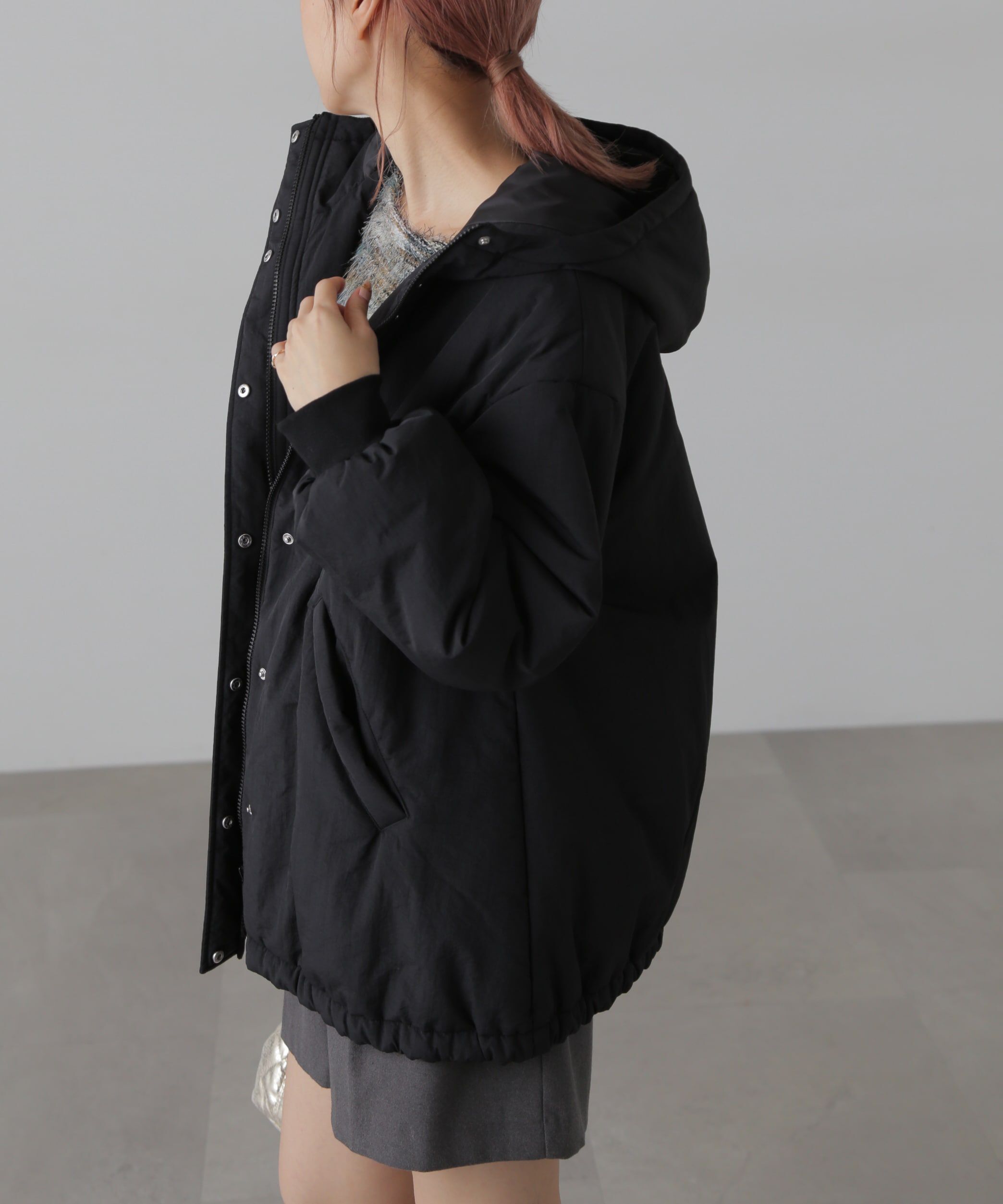  「ミドル丈中綿ブルゾン」|ブルゾン・スタジャン|