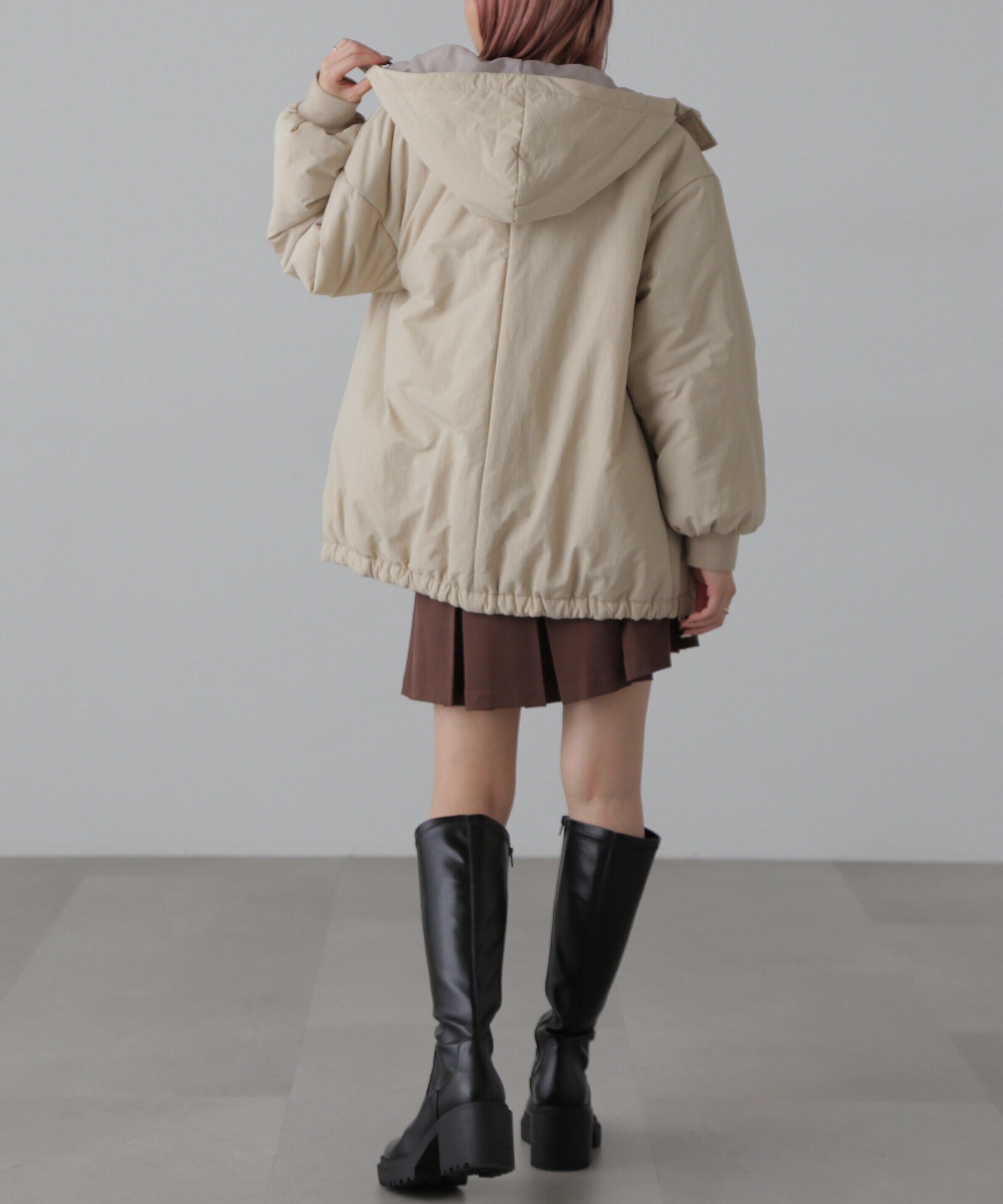  「ミドル丈中綿ブルゾン」|ブルゾン・スタジャン|