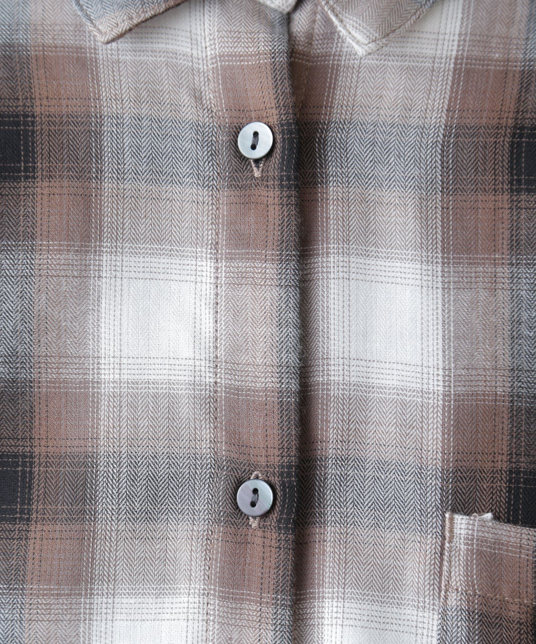  「オンブレチェックビッグシャツ」|シャツ・ブラウス|