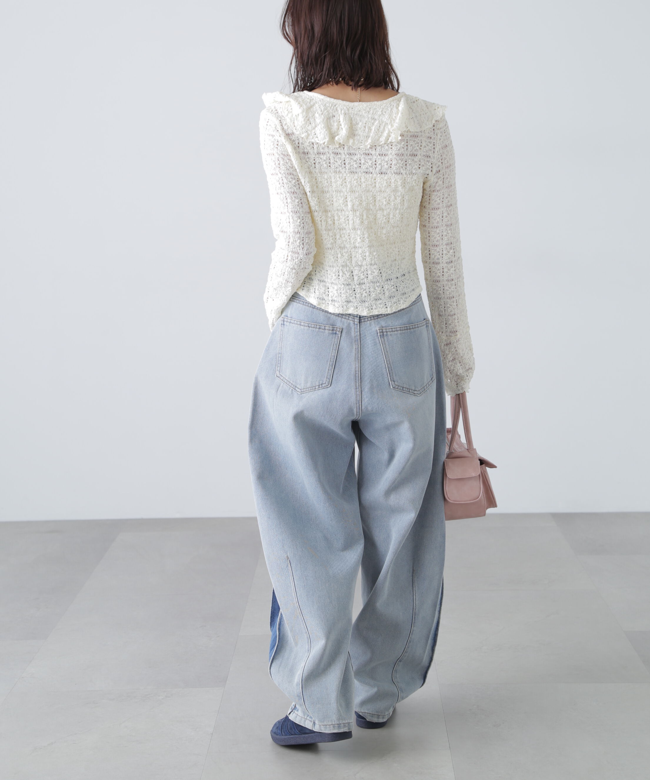  「[低身長サイズ/Sシリーズ]サイドタックカーブデニムパンツ」|その他|