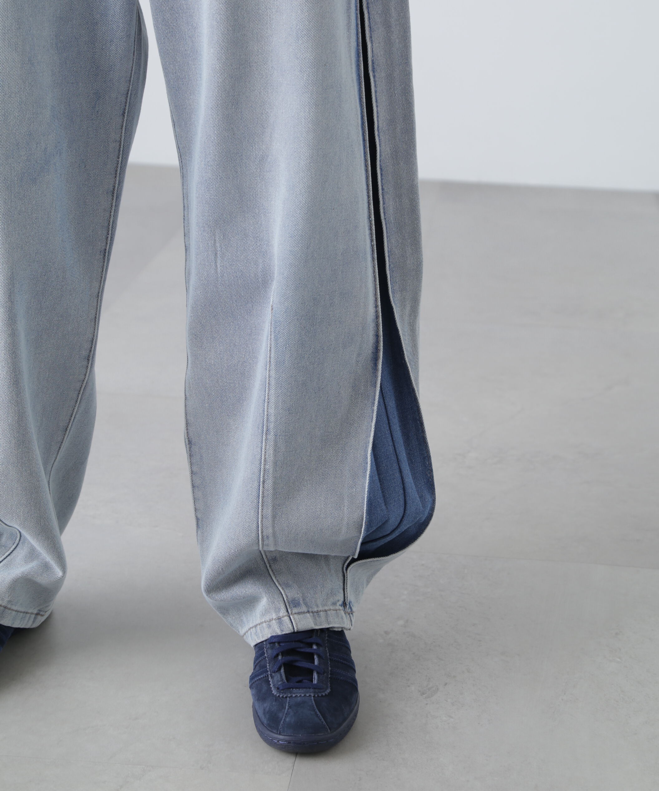  「[低身長サイズ/Sシリーズ]サイドタックカーブデニムパンツ」|その他|