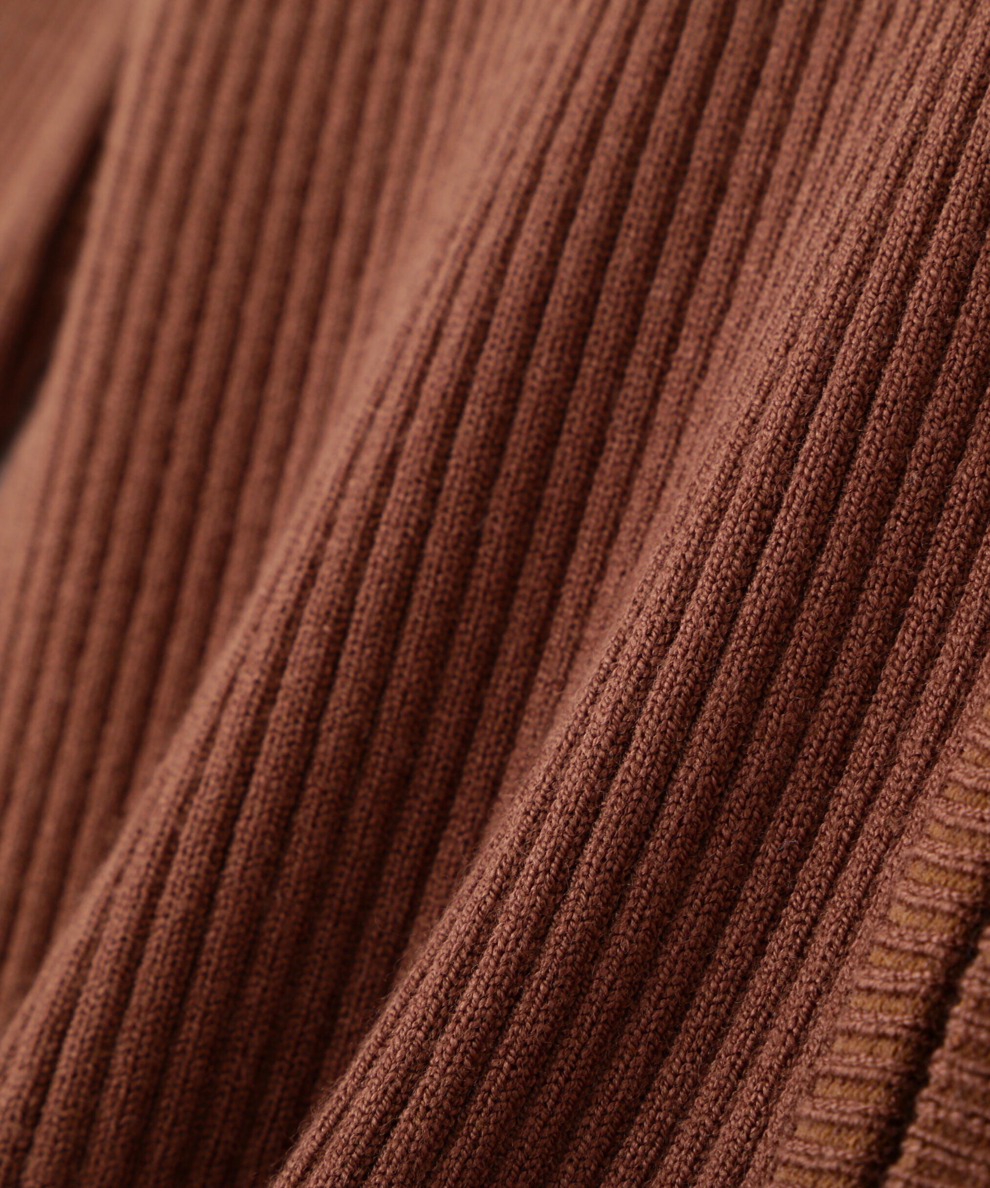  「配色リブショート丈ニットパーカー」|ニット・セーター|