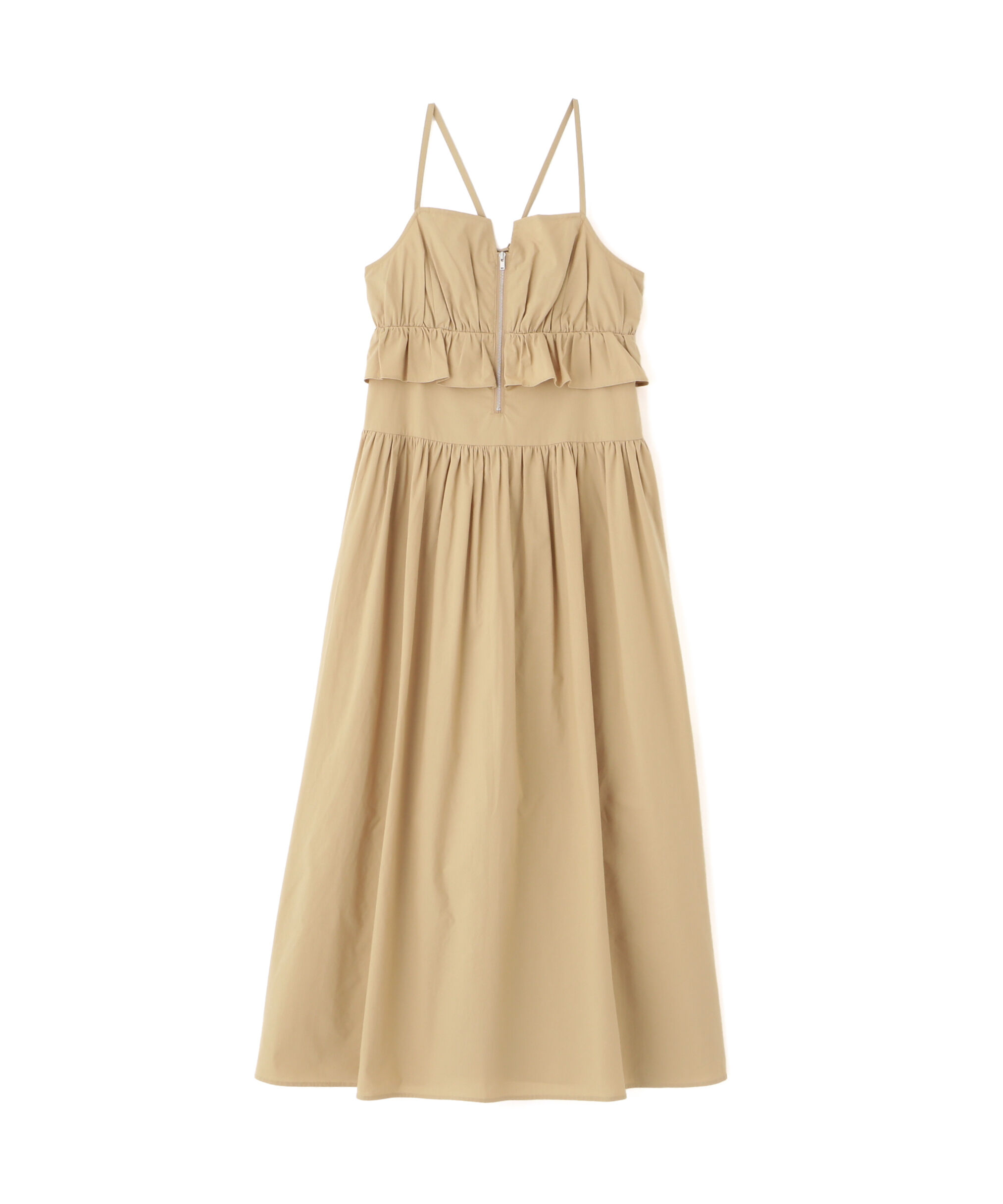  「ペプラムキャミティアードワンピース」|ワンピース|