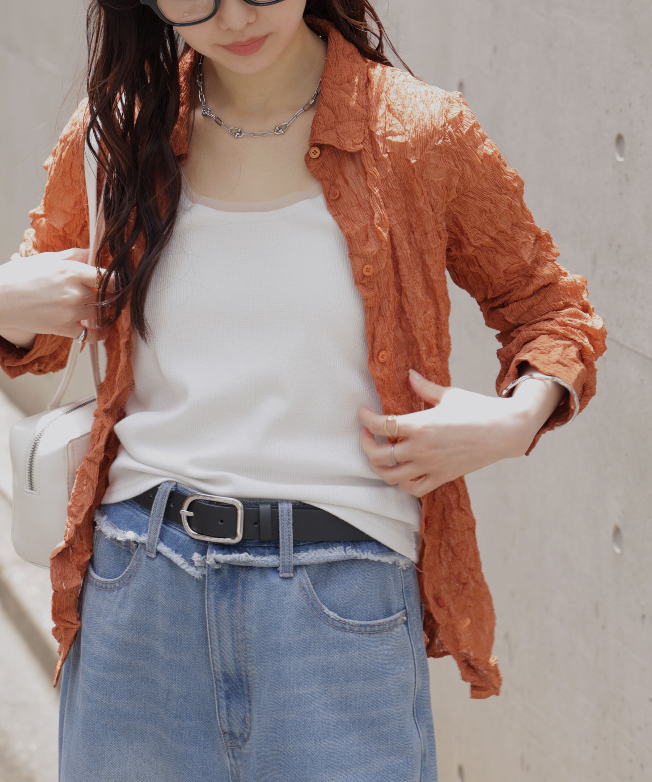  「シアースリムシャツ」|シャツ・ブラウス|