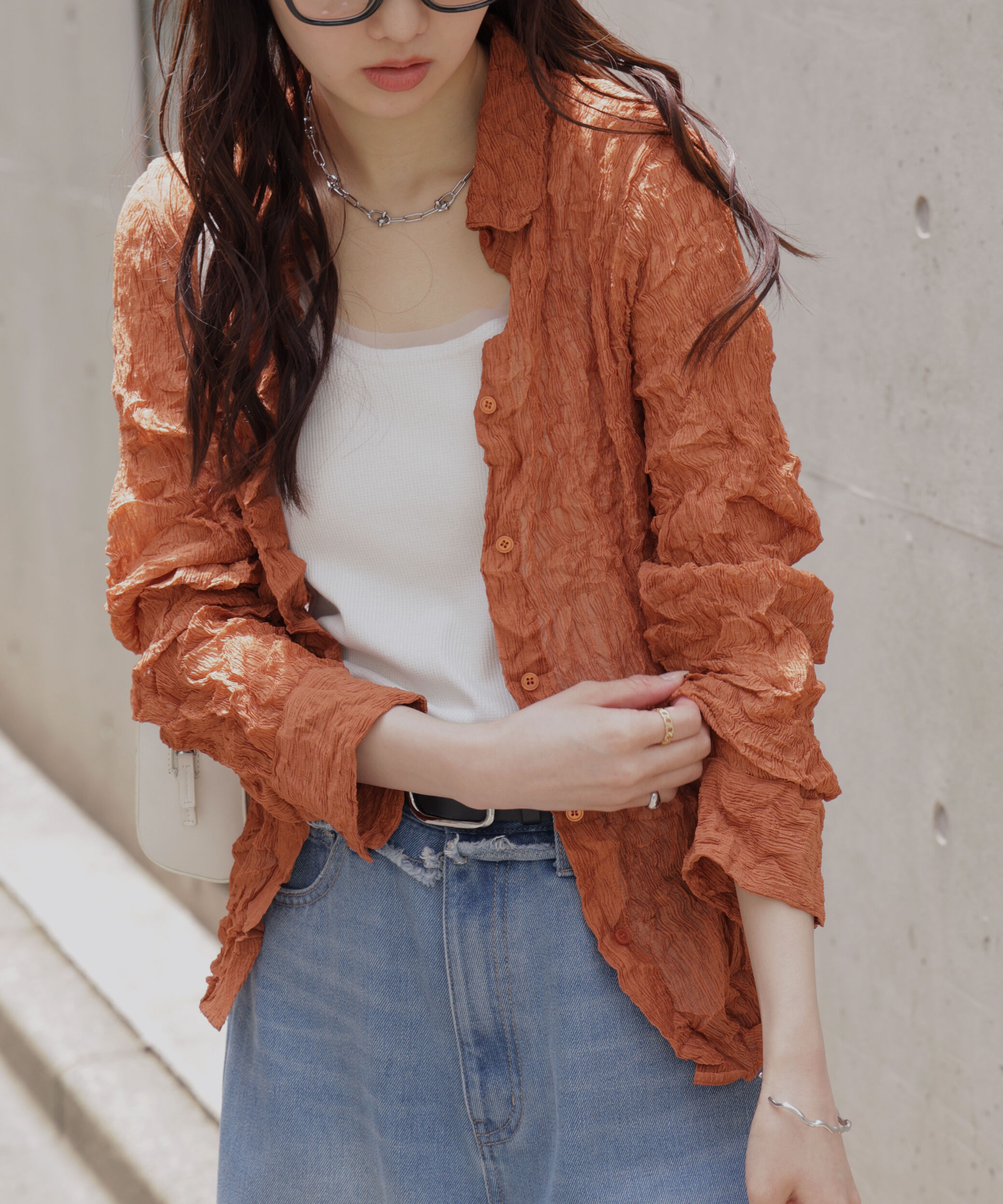  「シアースリムシャツ」|シャツ・ブラウス|