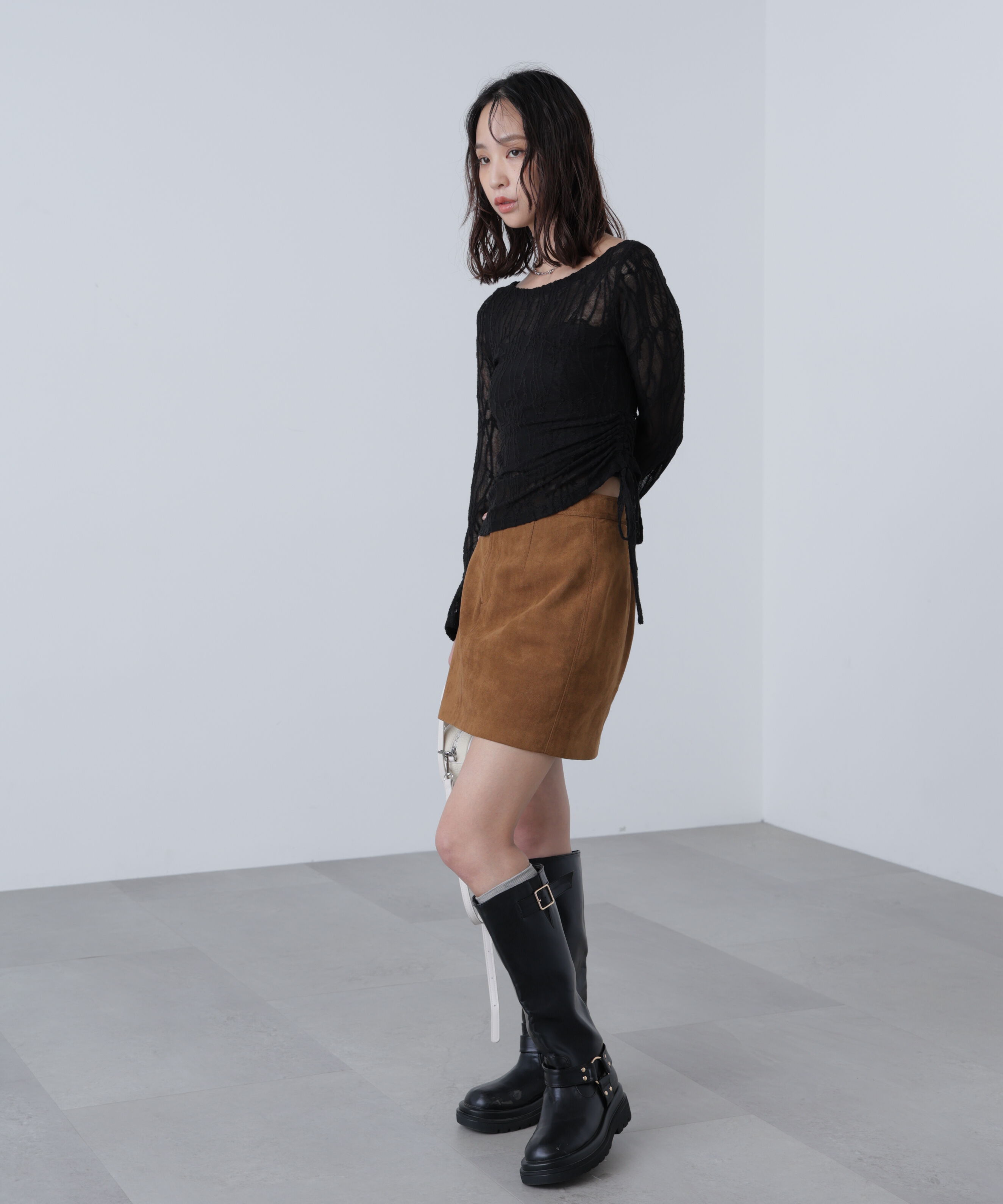  「シアージャガードドロストカットソー」|Tシャツ・カットソー|