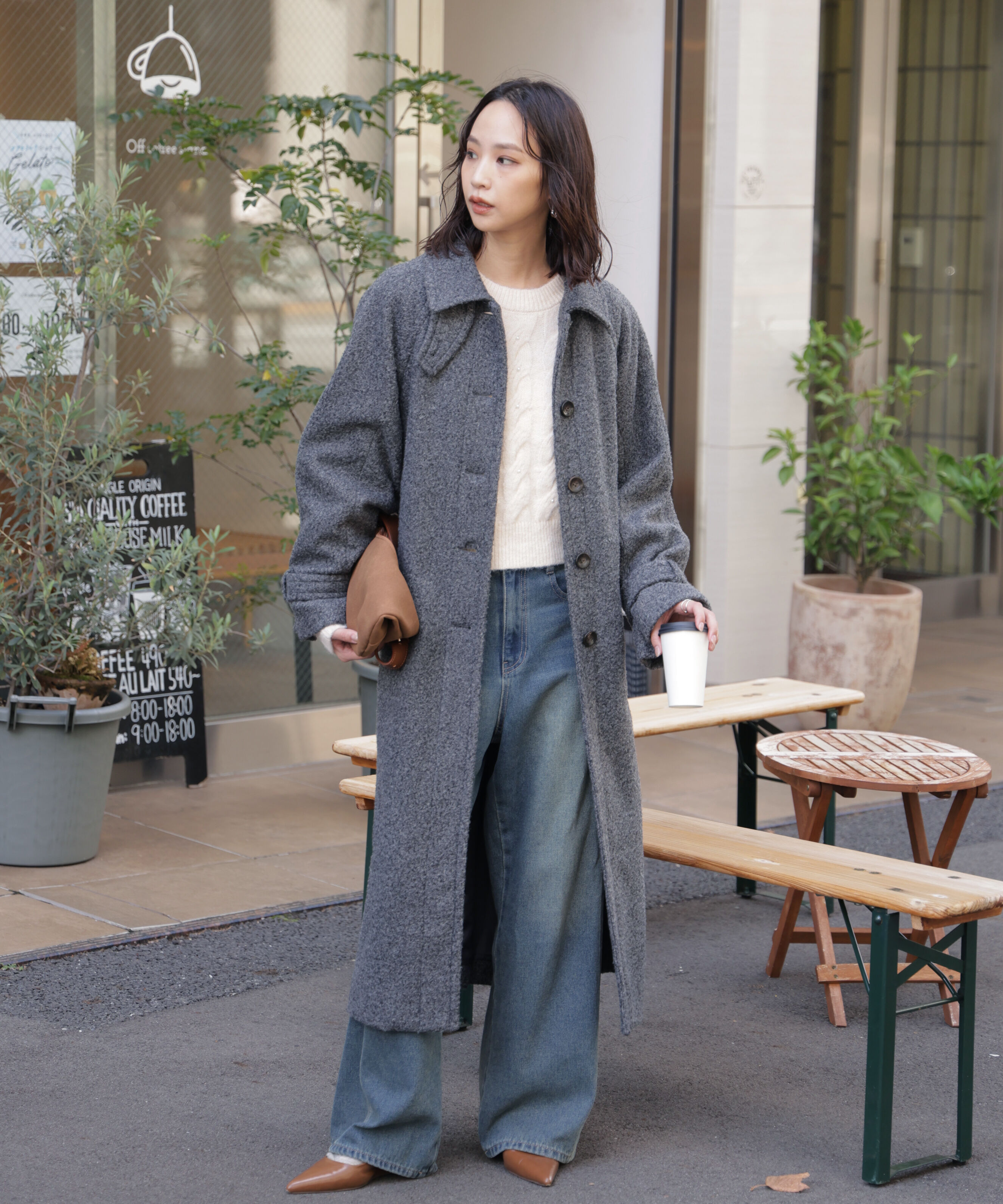  「2wayステンカラーロングコート」|その他|