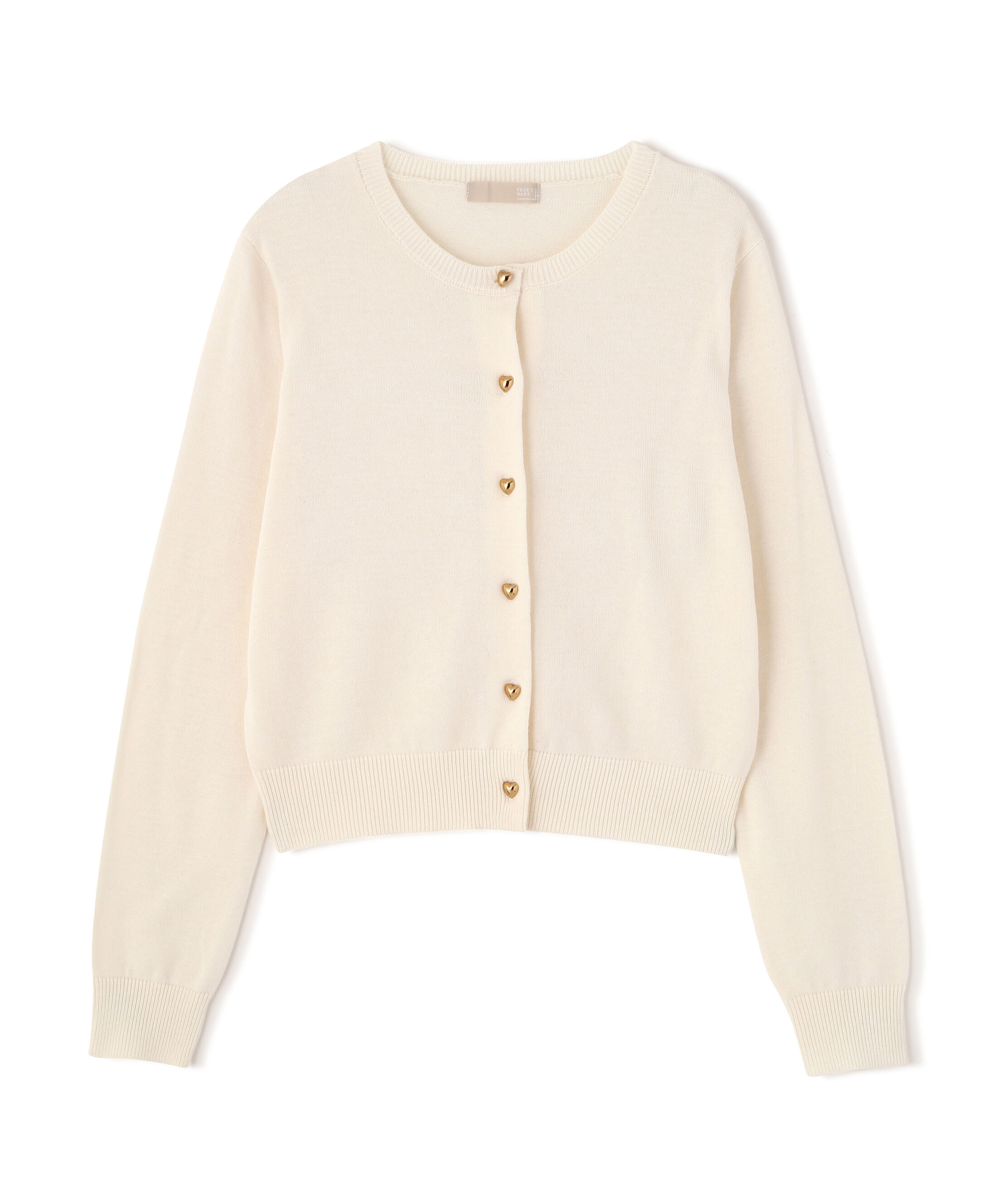 「ハートボタンニットカーディガン」|ニット・セーター|