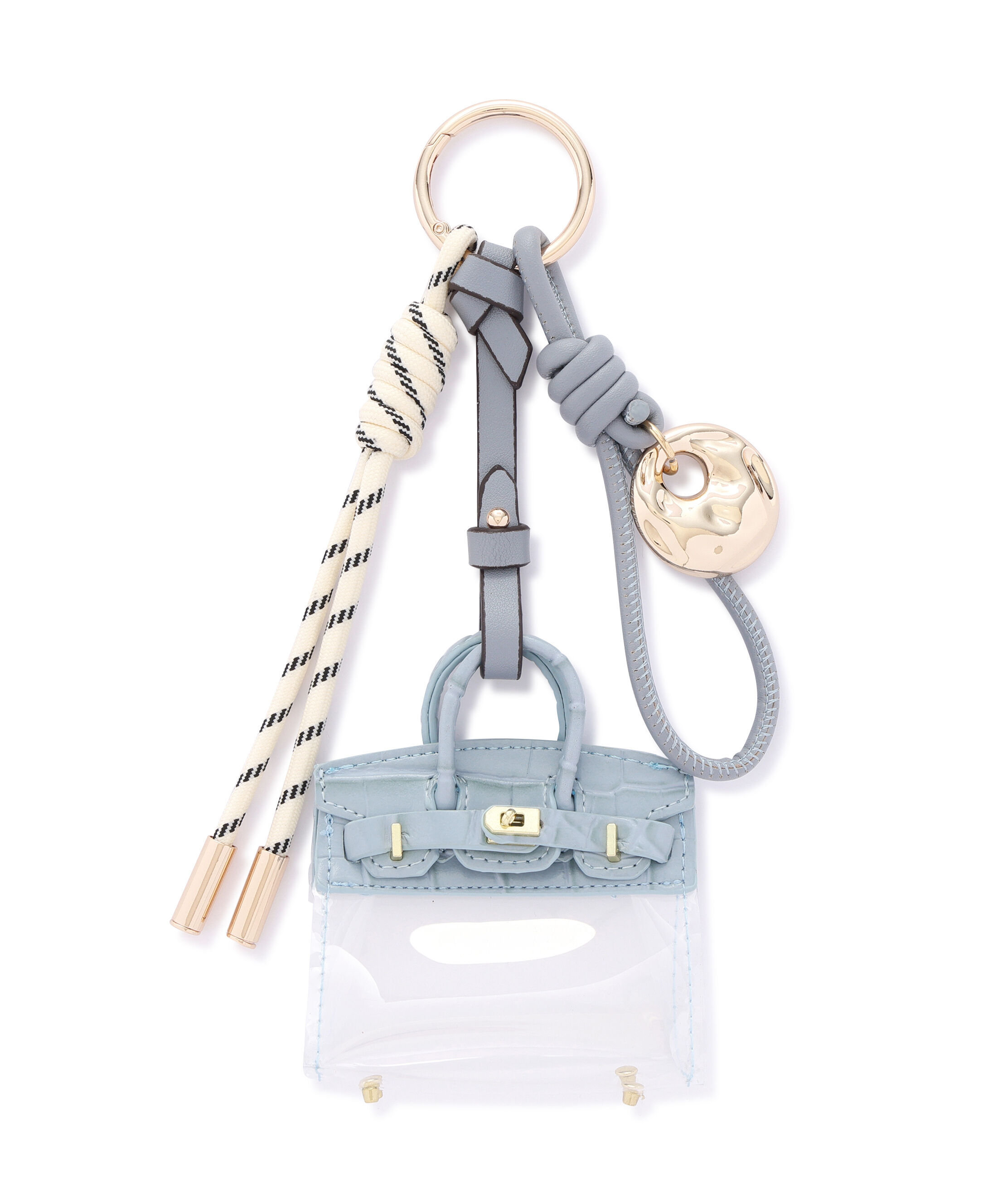  「クリアバッグチャーム」|ハンカチ|