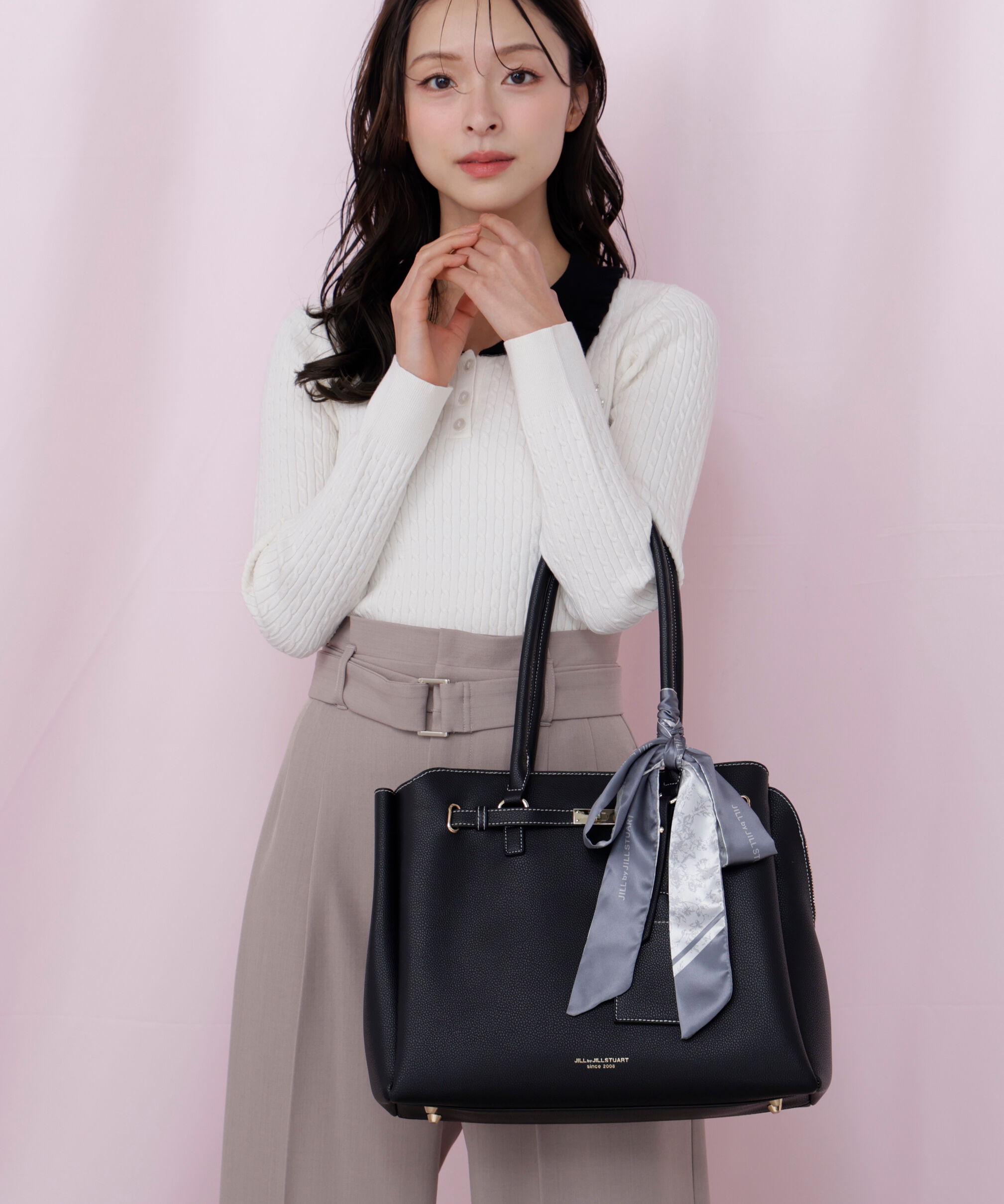  「スカーフ付きベルテッドトート」|その他|