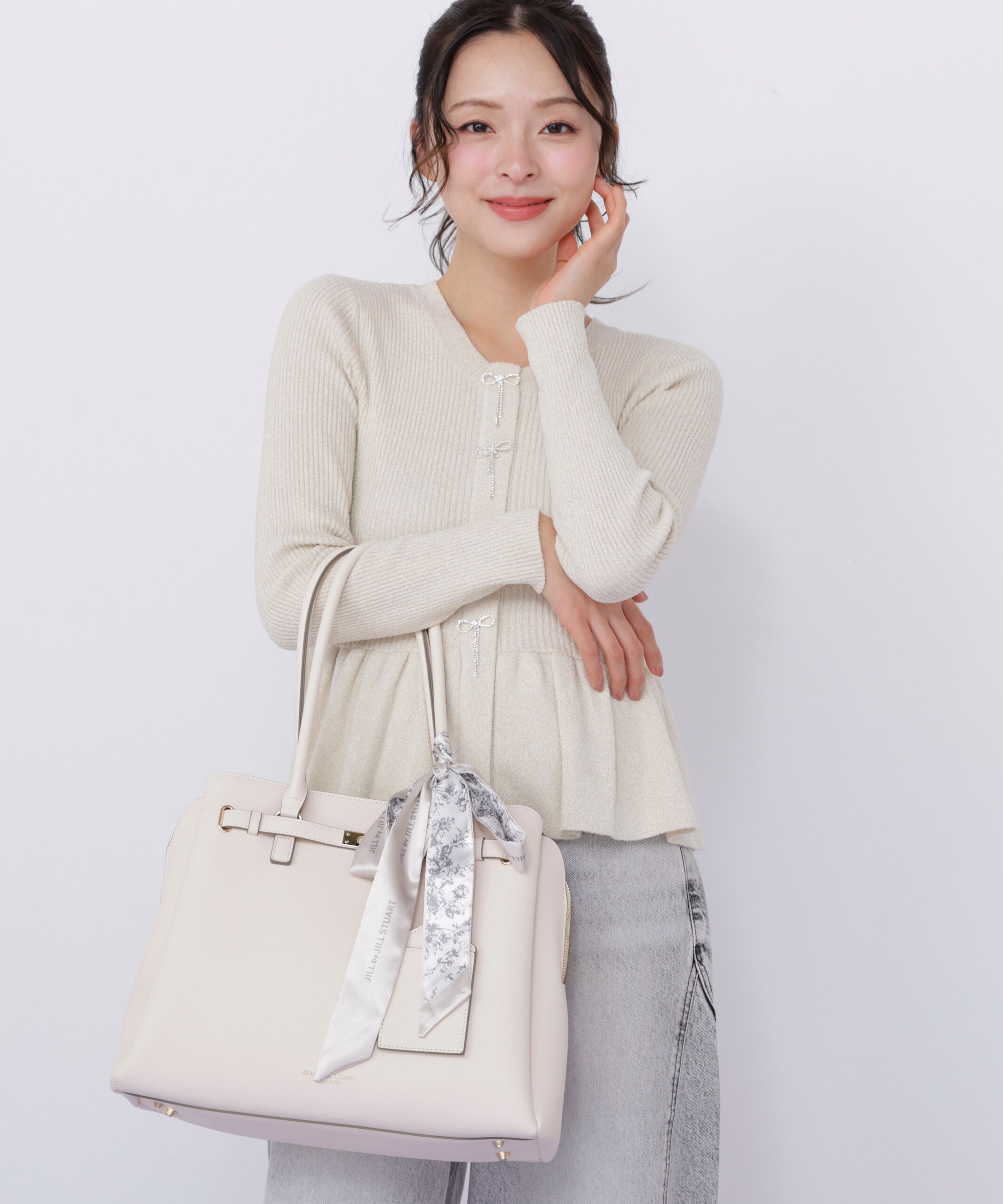  「スカーフ付きベルテッドトート」|その他|