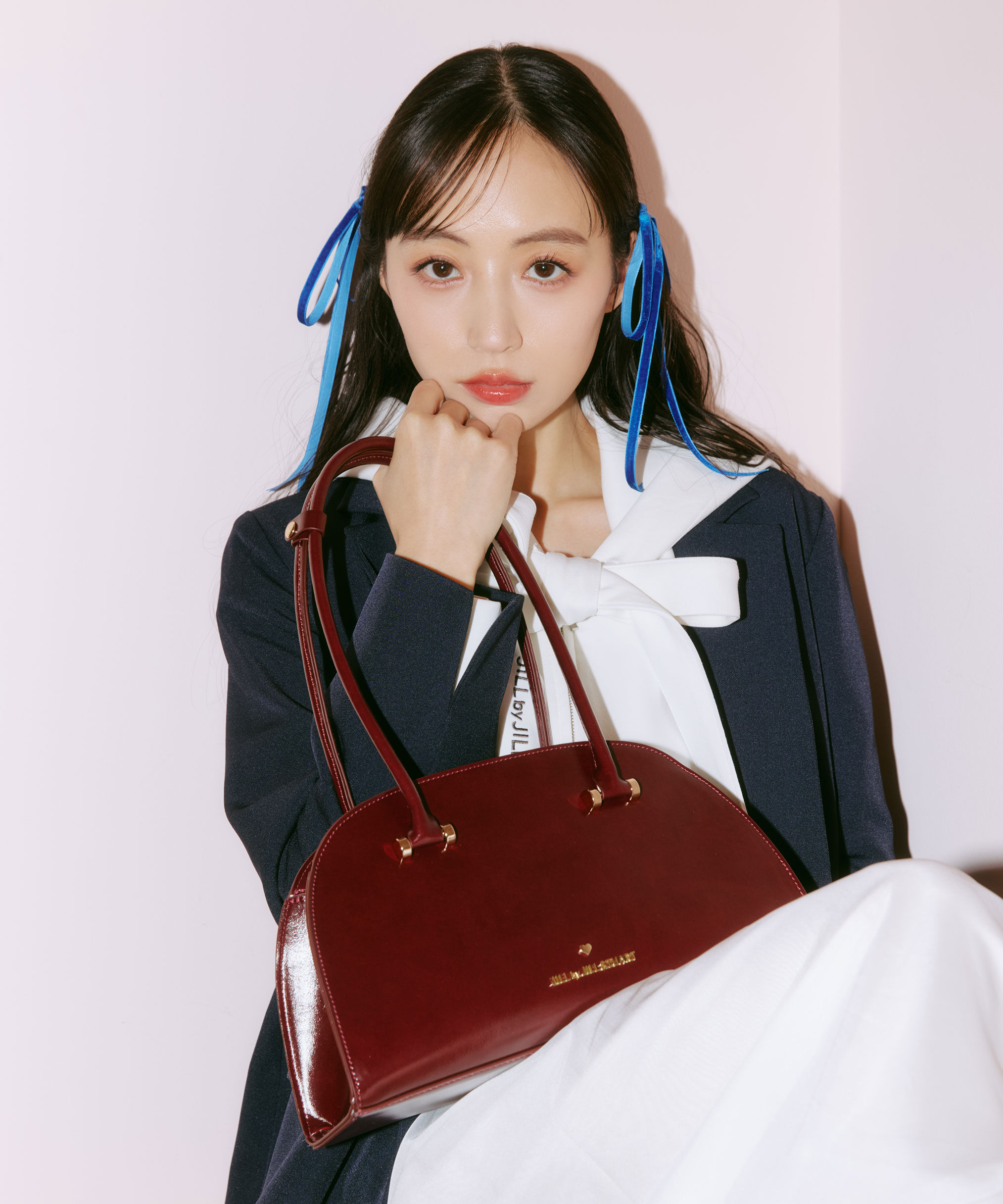  「ラウンドボストンバッグ」|その他|レッド