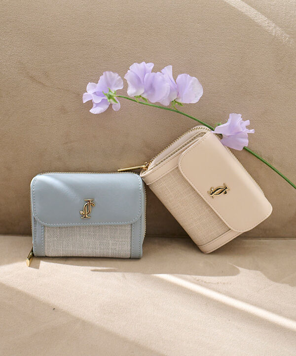  「コンビネーションフラップウォレット」|財布|ブルー