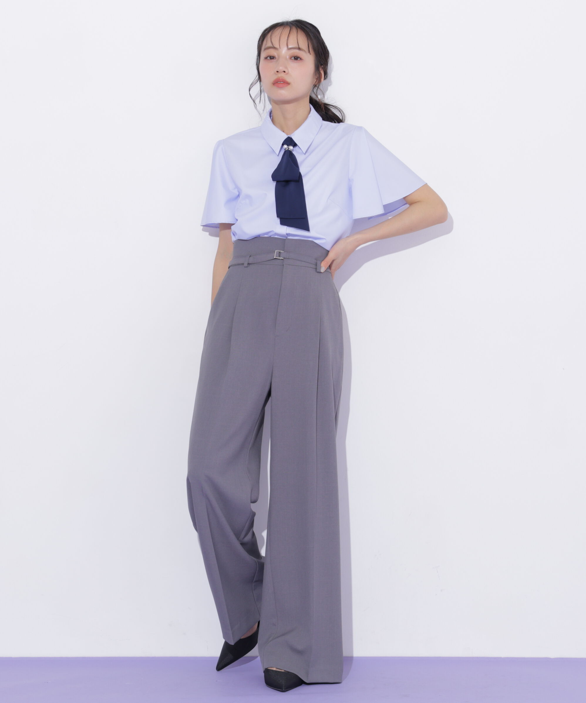  「〈セットアップ対応〉サマーツイルワイドパンツ」|その他|