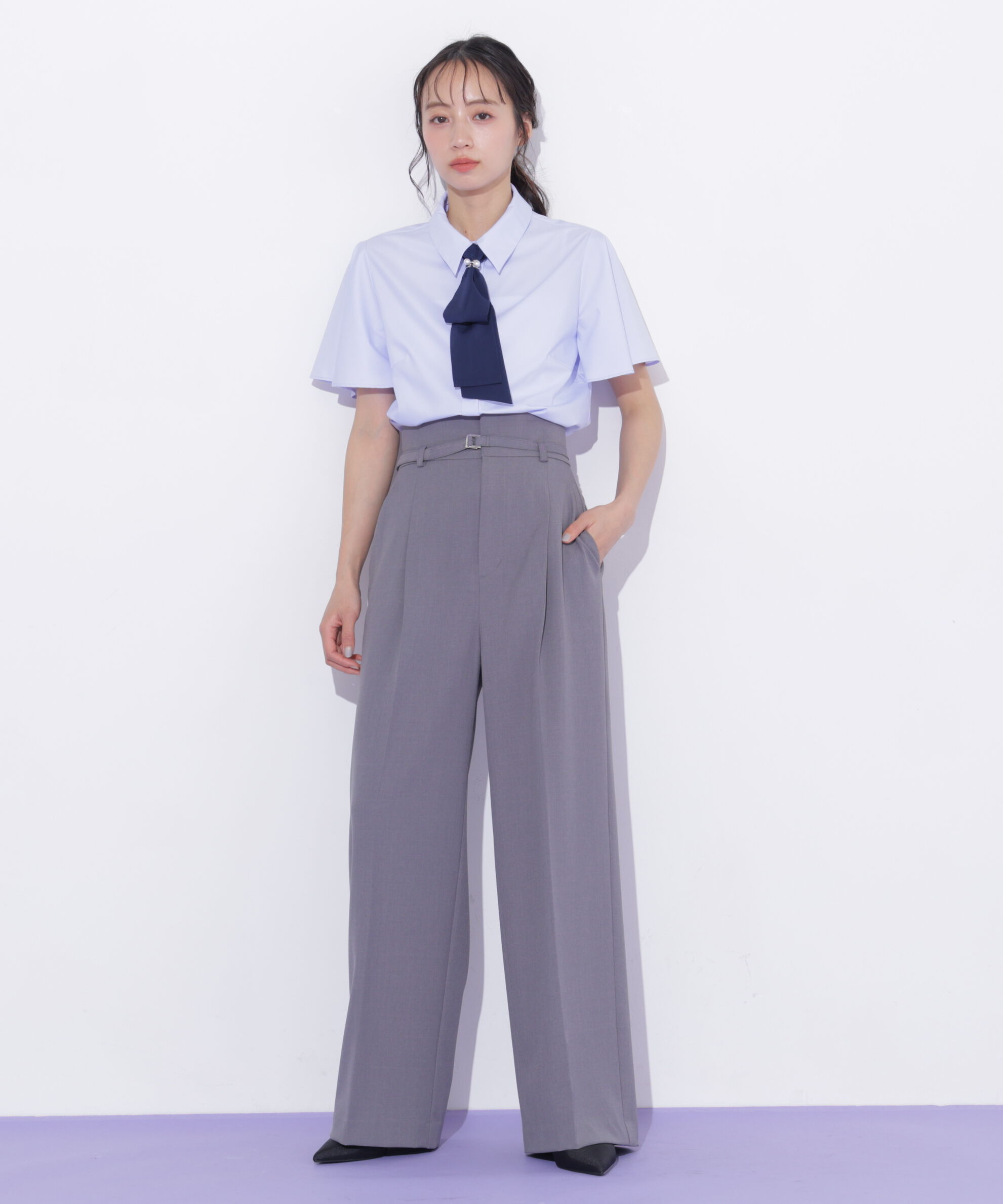  「〈セットアップ対応〉サマーツイルワイドパンツ」|その他|